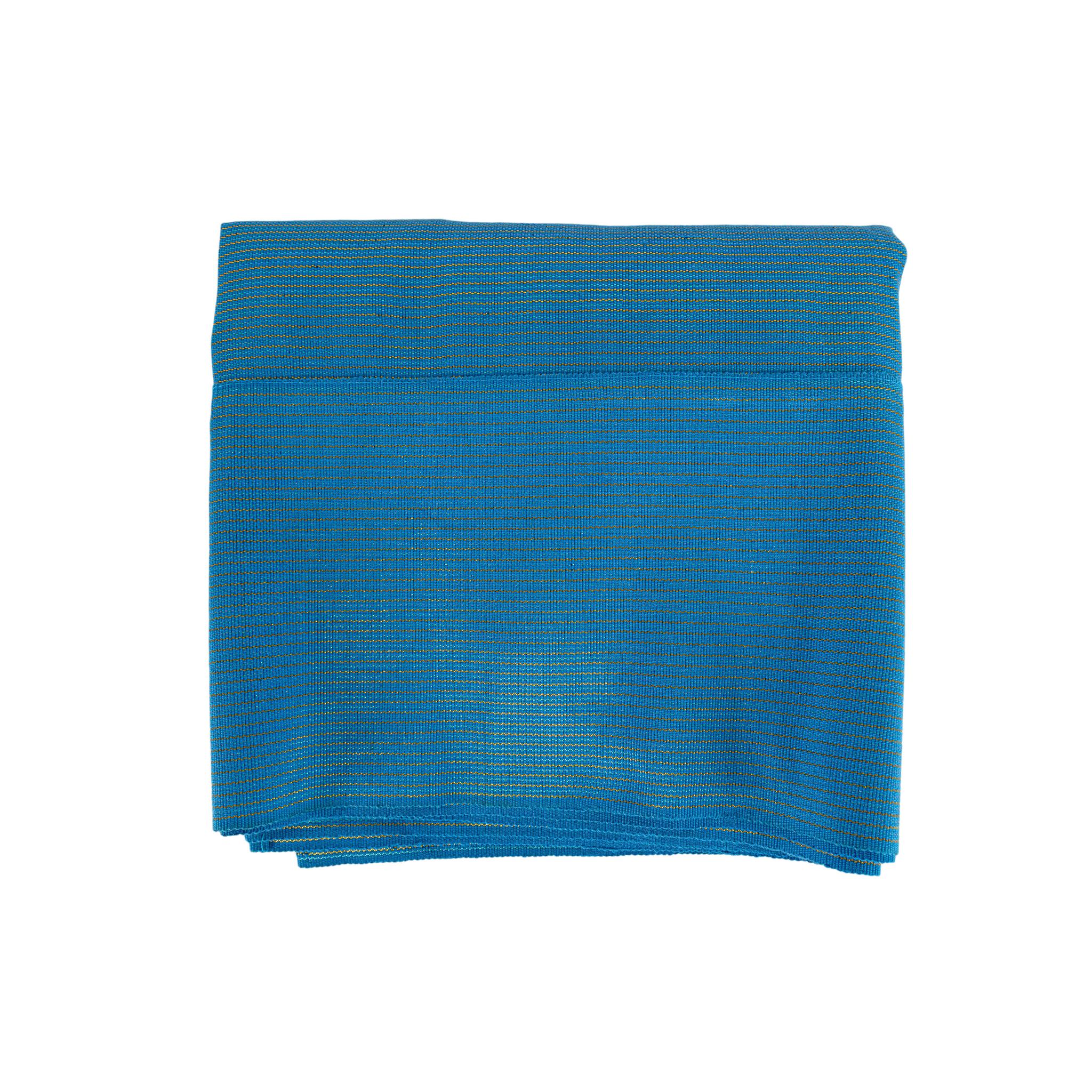 Aso Oke - Gele - Head tie Powder Blue (Cotton)