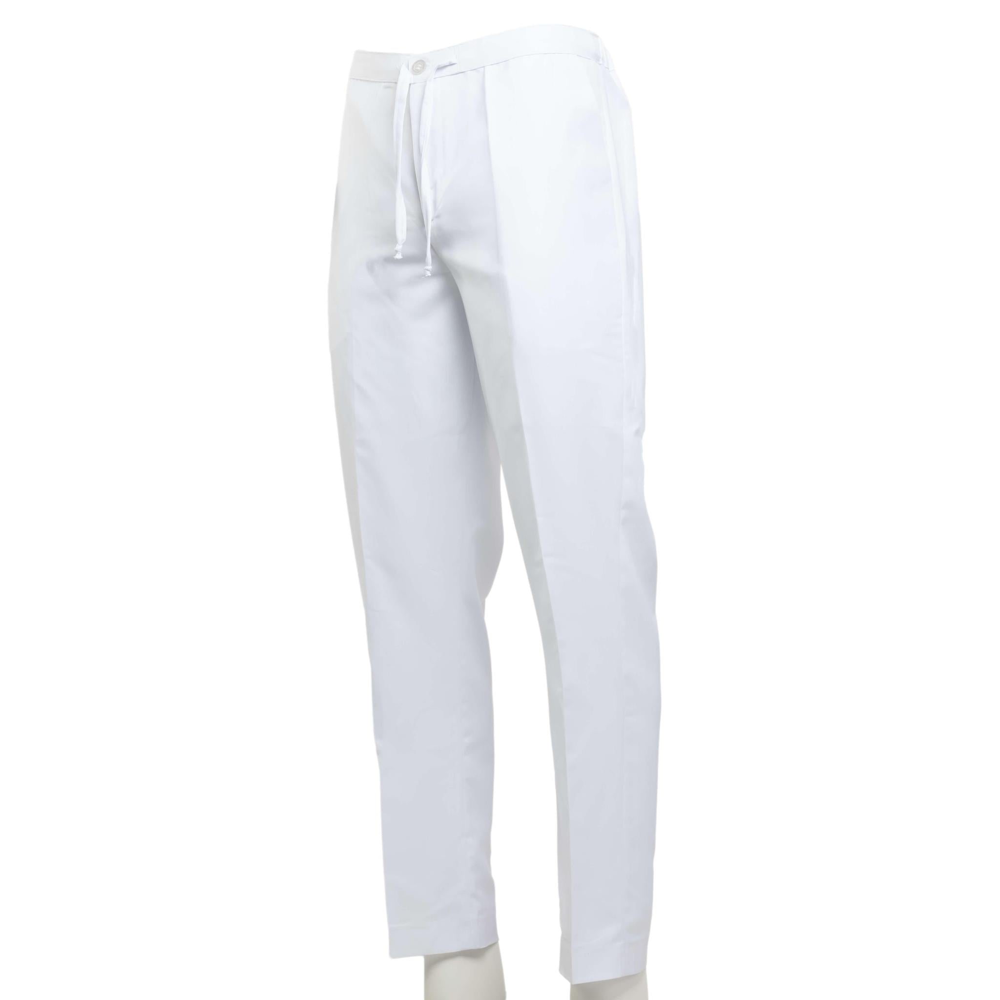 White Suit with White Monogram Embroidery