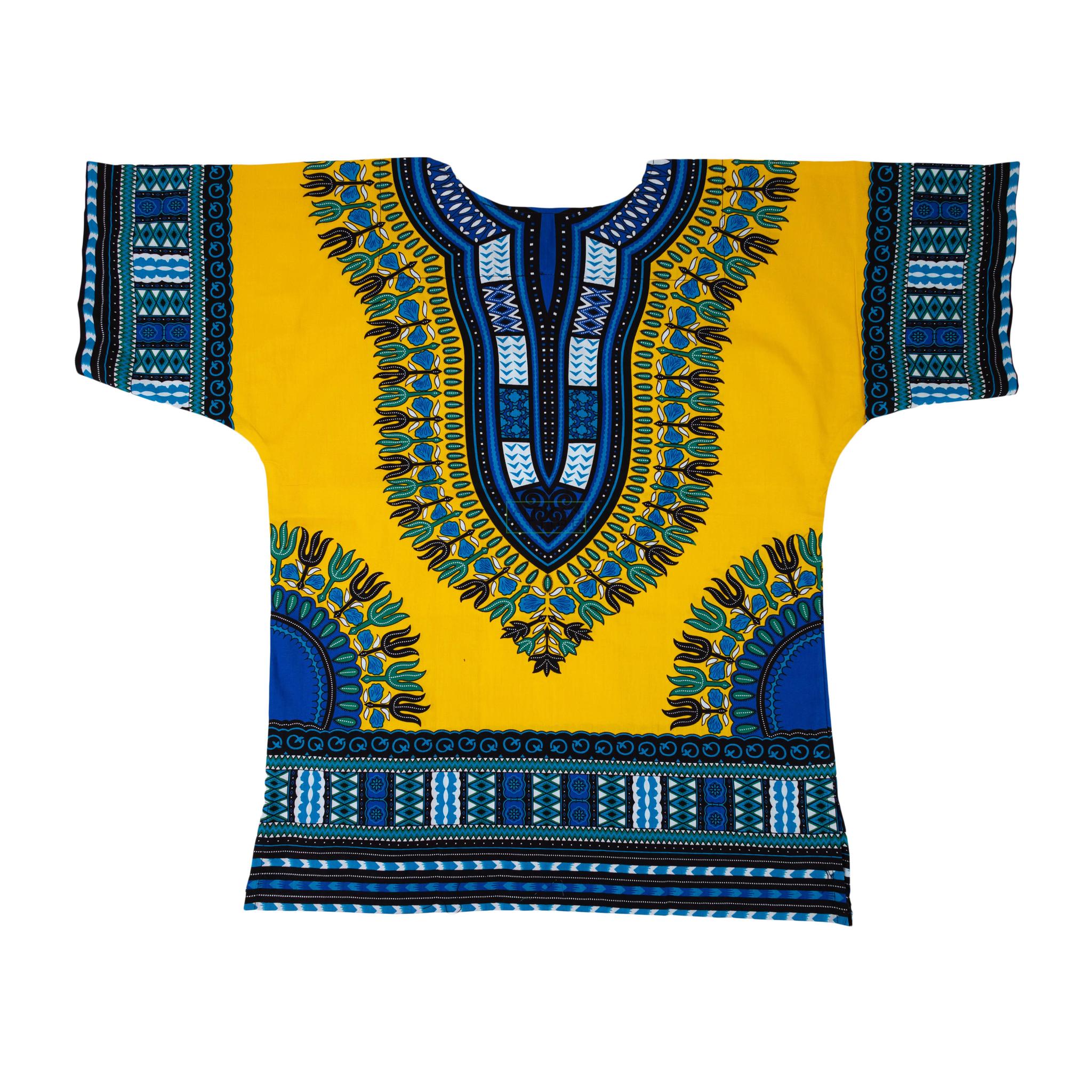 Yellow - African Dashiki Shirt