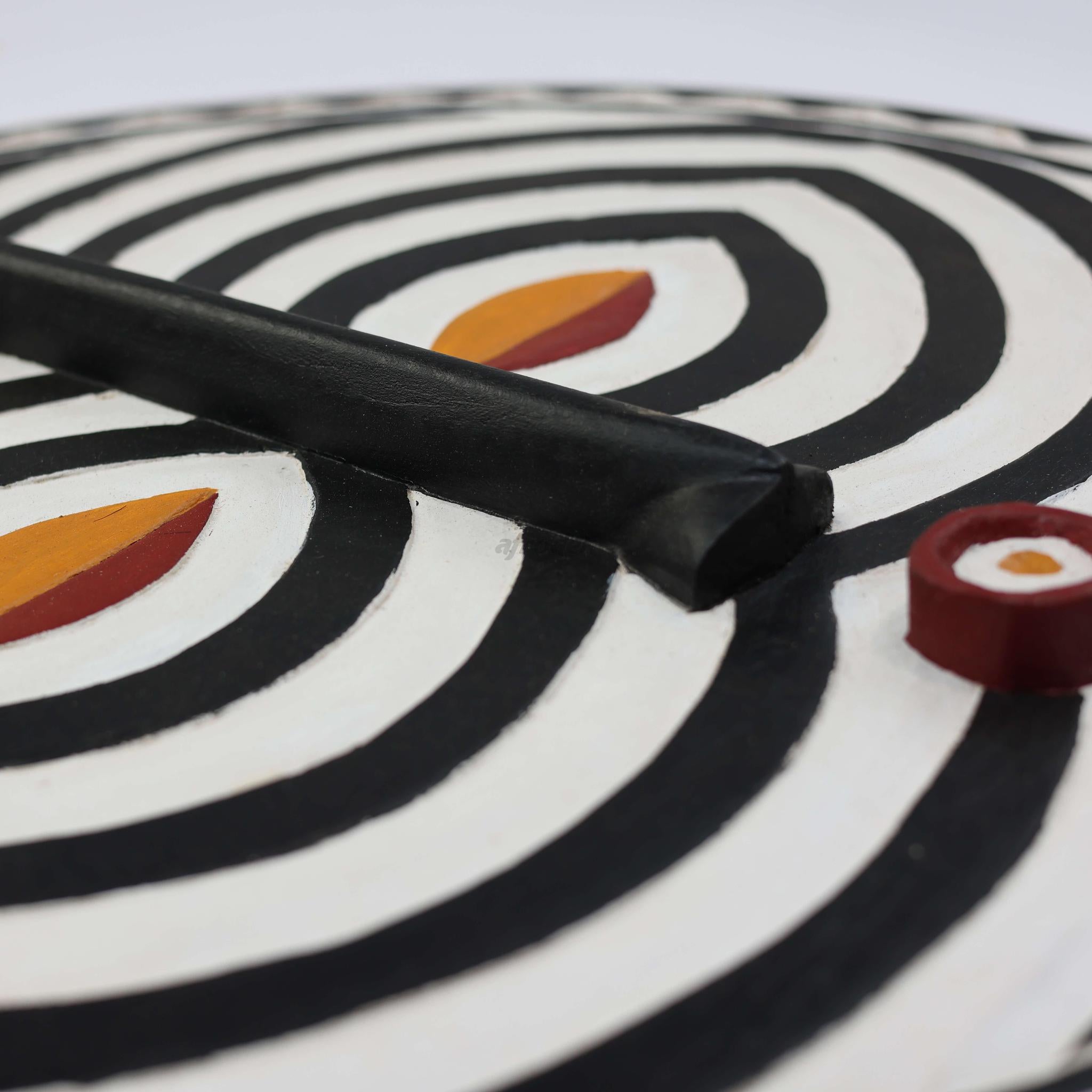 Hand-Carved Wall Bwa Sun Mask (Bobo) - 24.5"