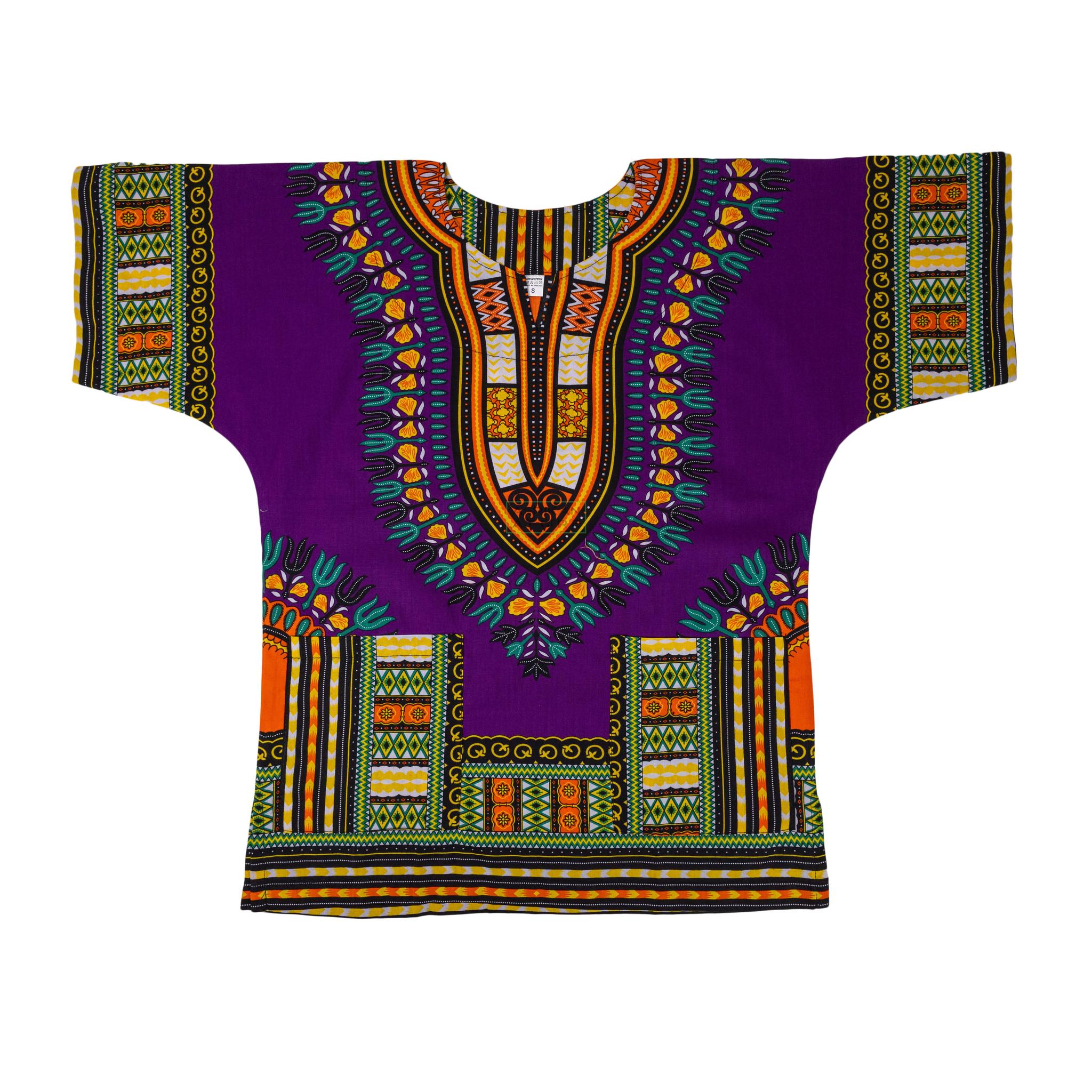 Purple - African Dashiki Shirt