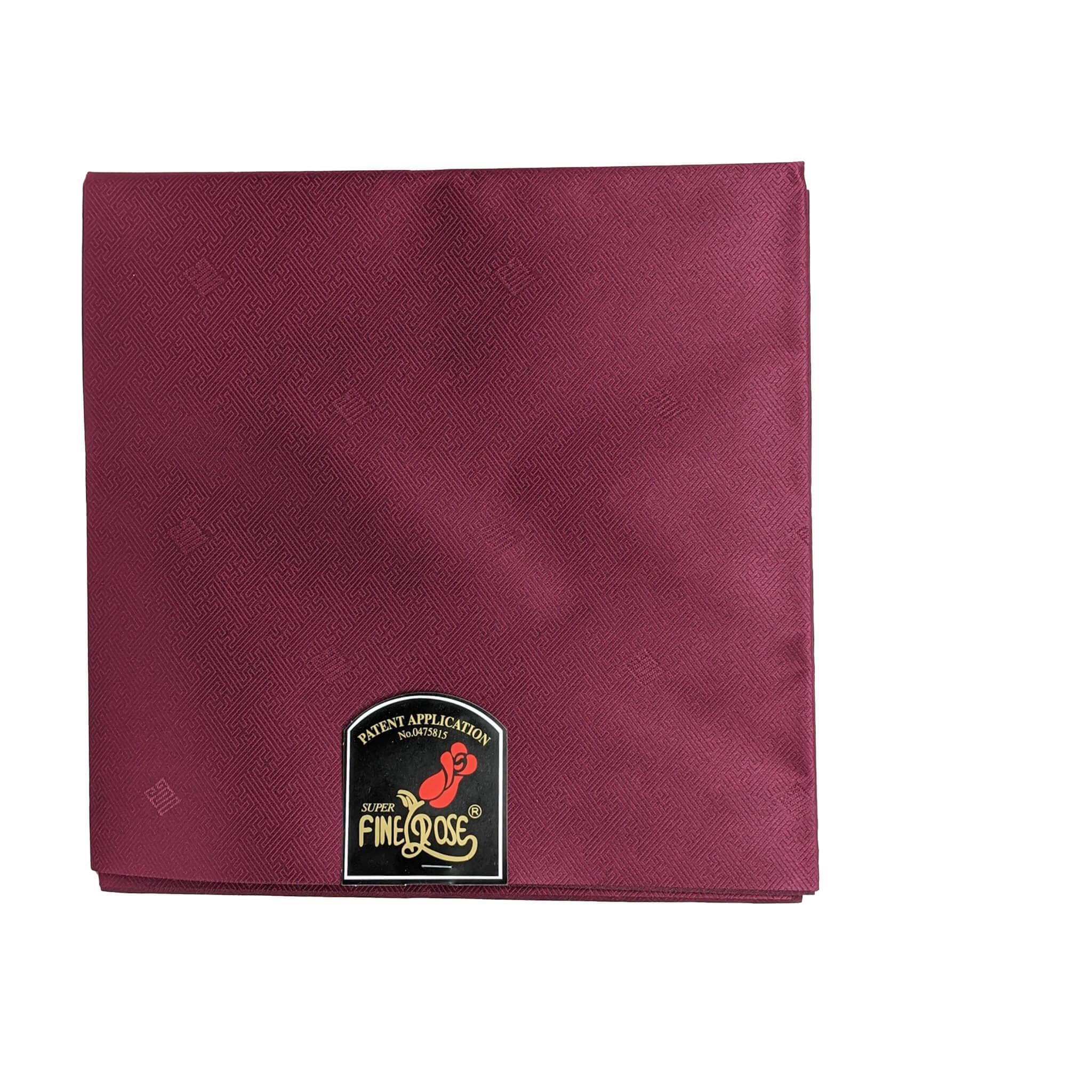 Burgundy Finerose Gele