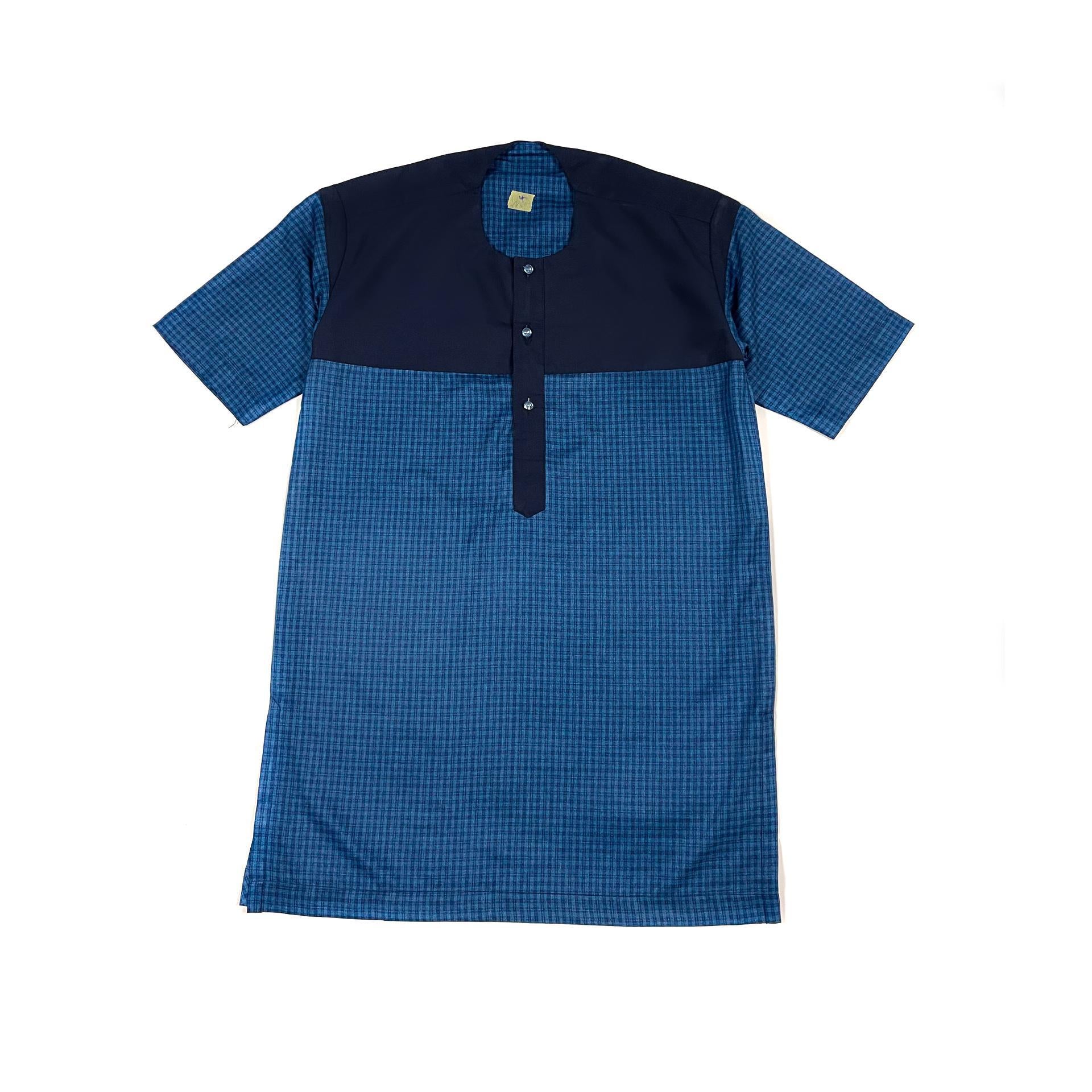 Blue Short Sleeve Set