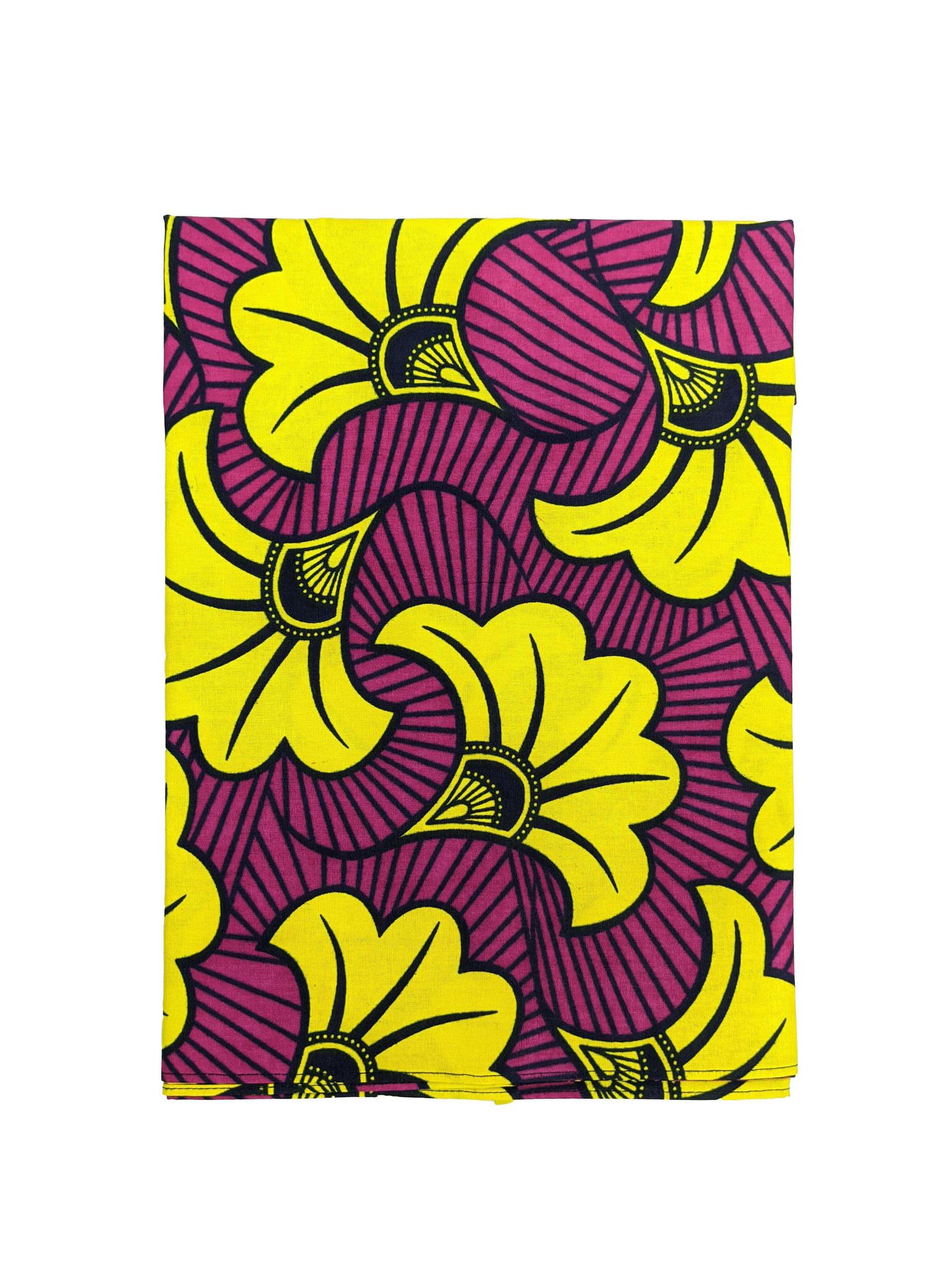 Ankara Face Mask with Head Scarf and PM 2.5 Face Cover Disposal Filters