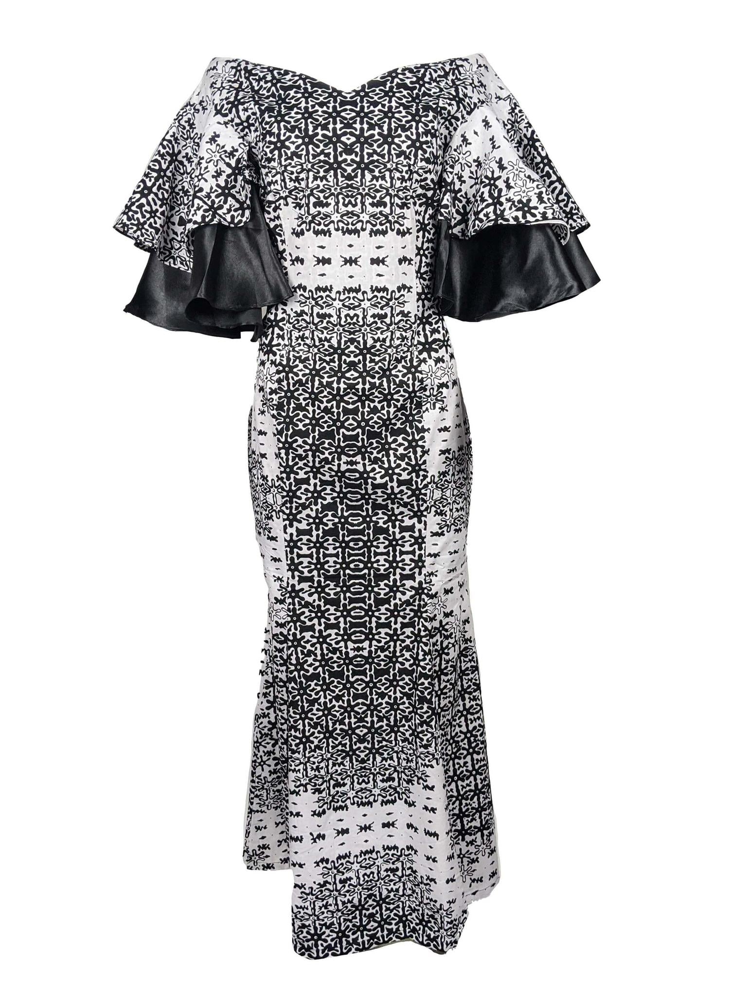 Women's Off-Shoulder Flair Dress