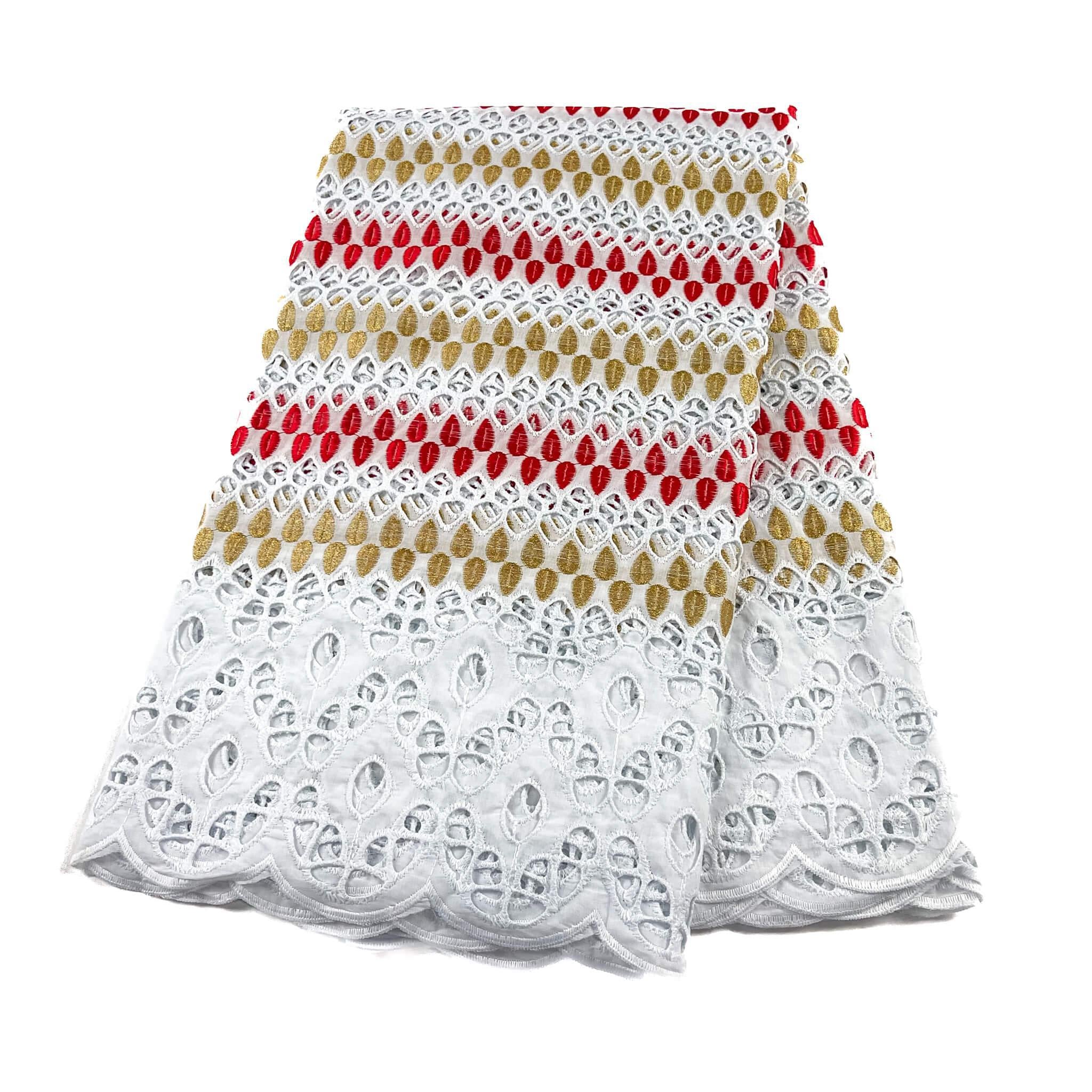 White Cotton Dry Lace