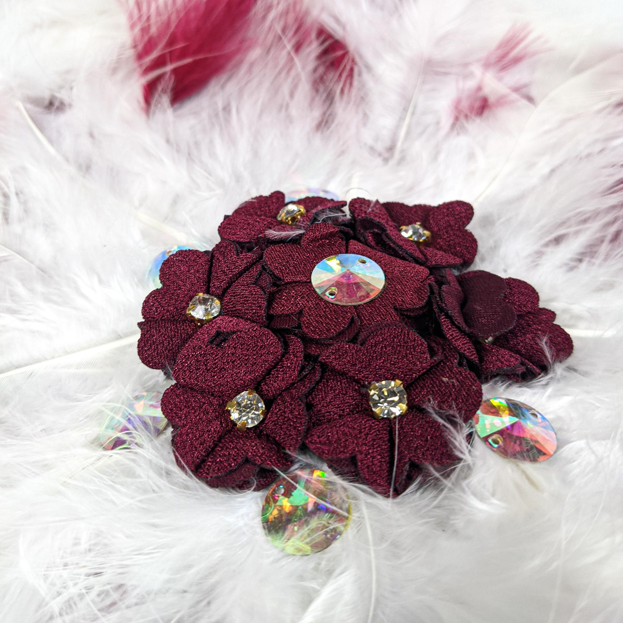 White & Pink Traditional Wedding Hand Fan