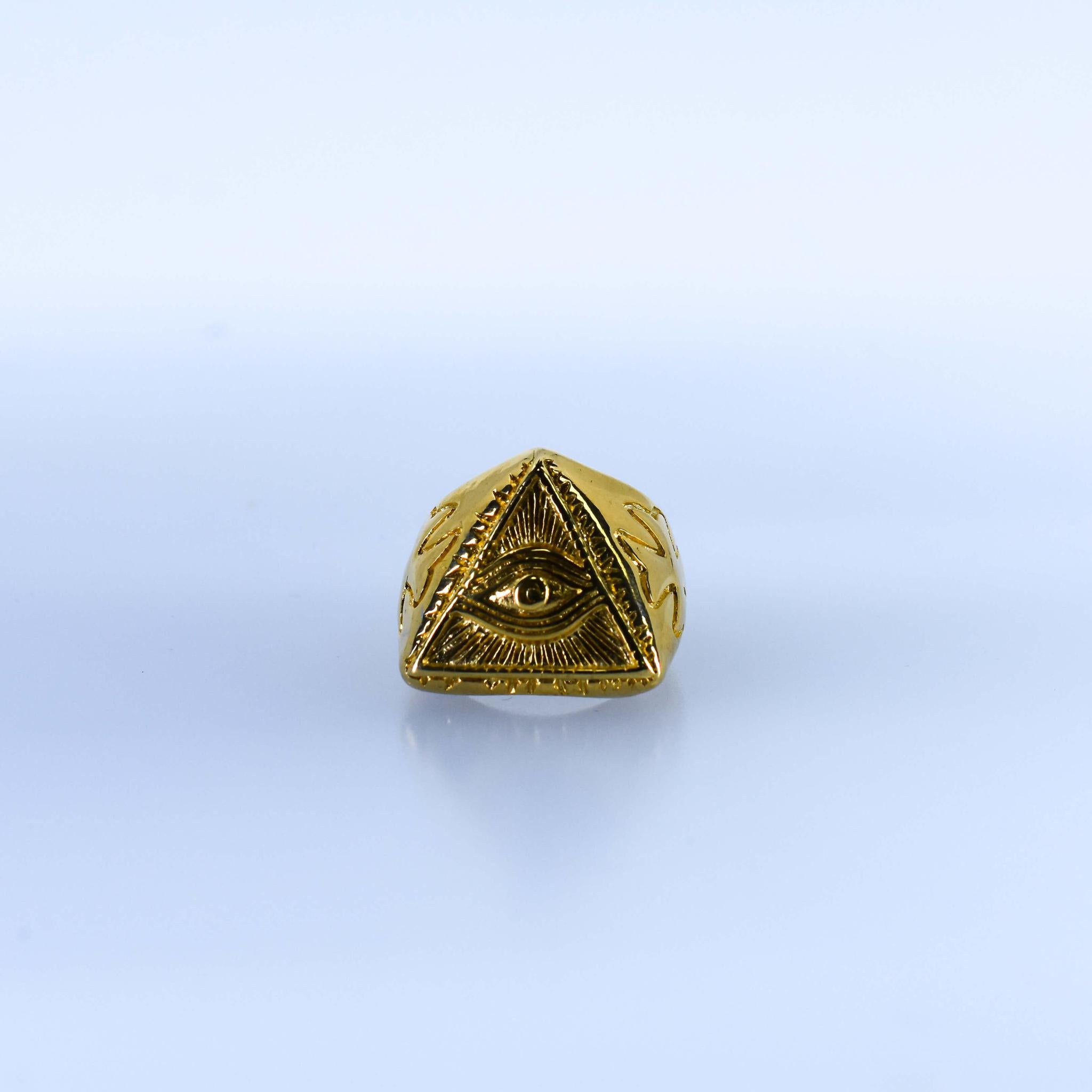 Men’s Eye of Providence Pyramid Ring