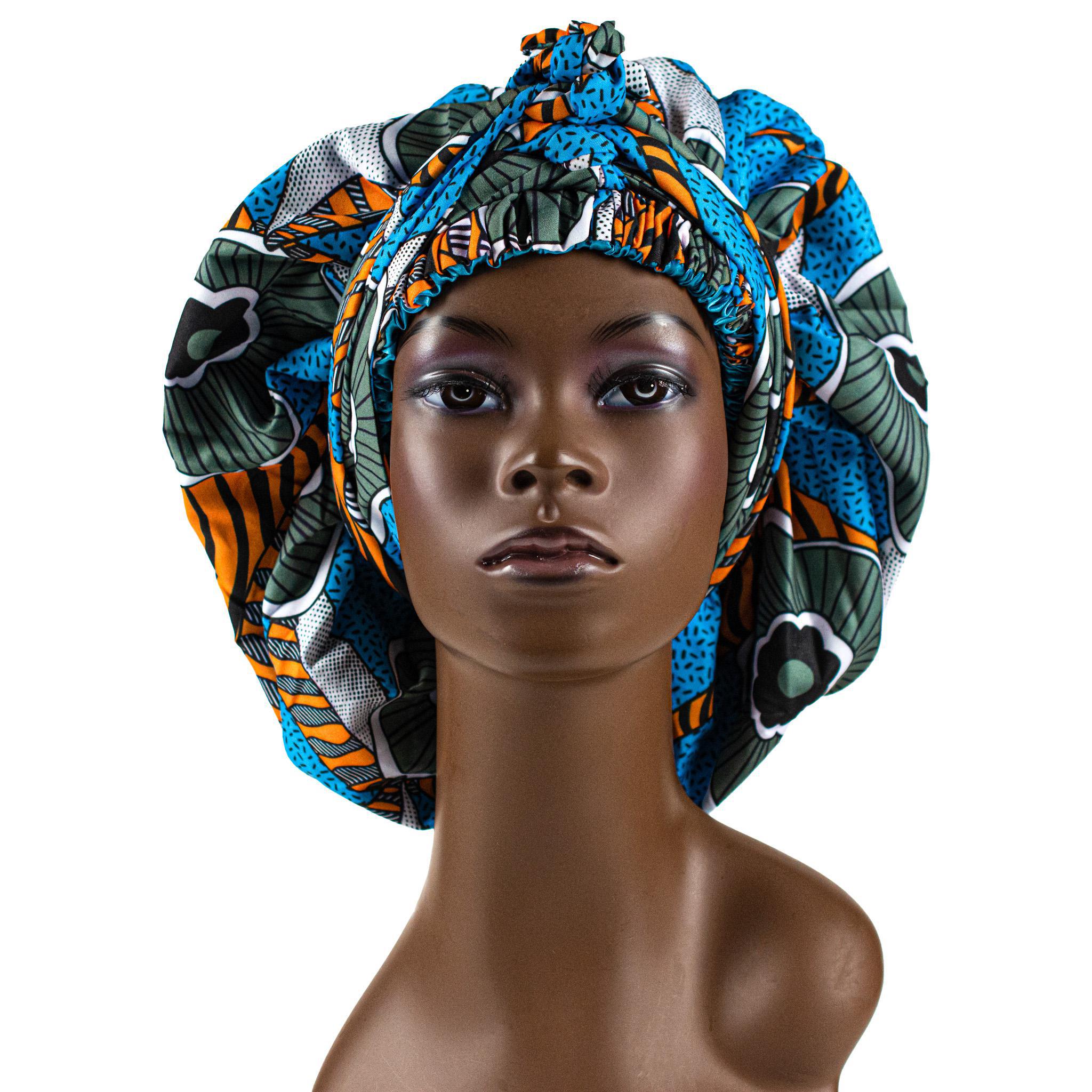 Silk Lined Ankara Bonnets