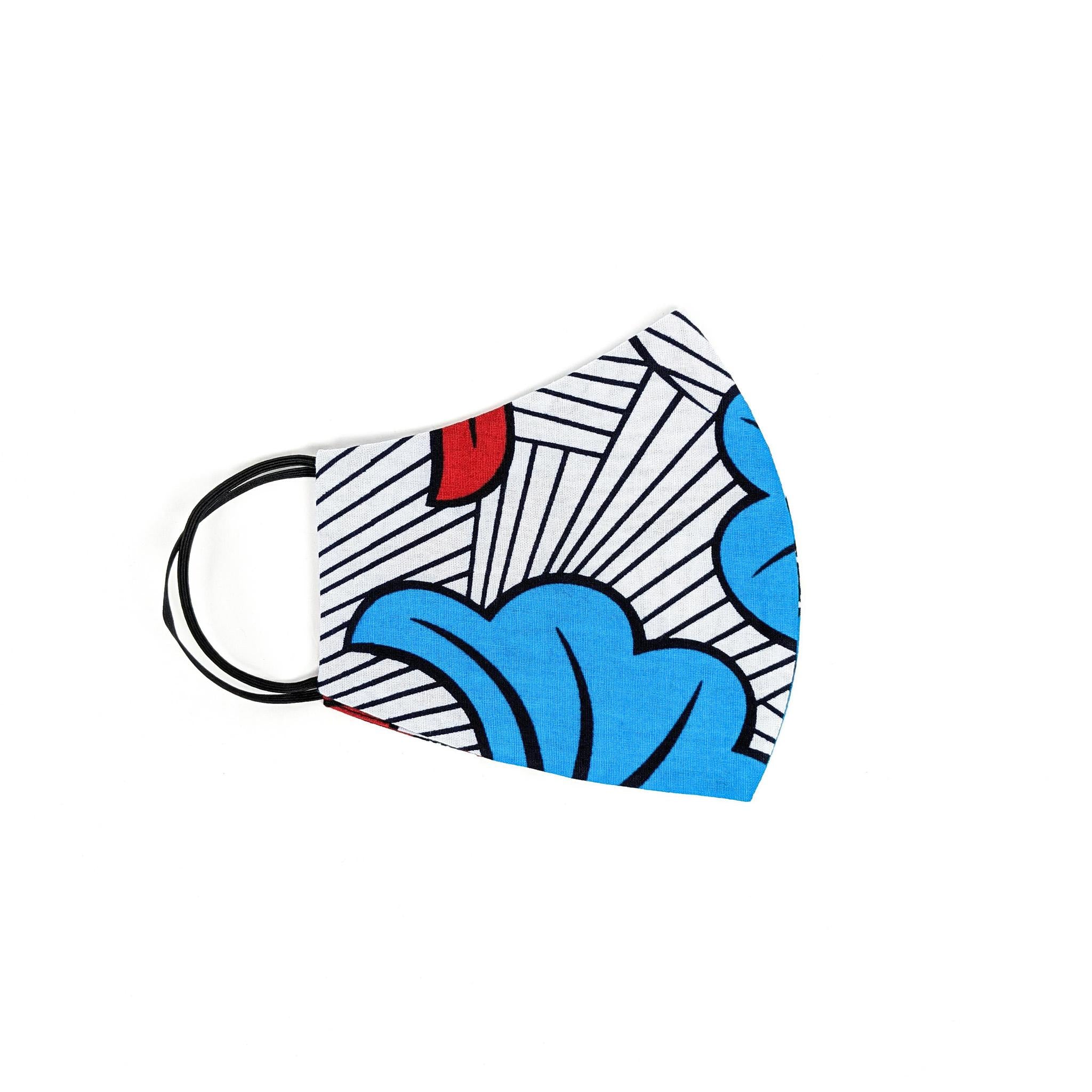 Ankara Face Mask with Disposal Filters