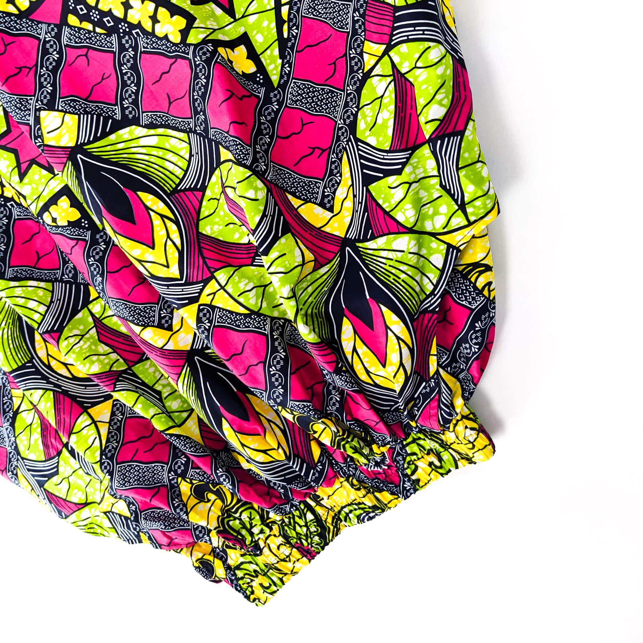 Handmade Ankara Print Midi Skirt