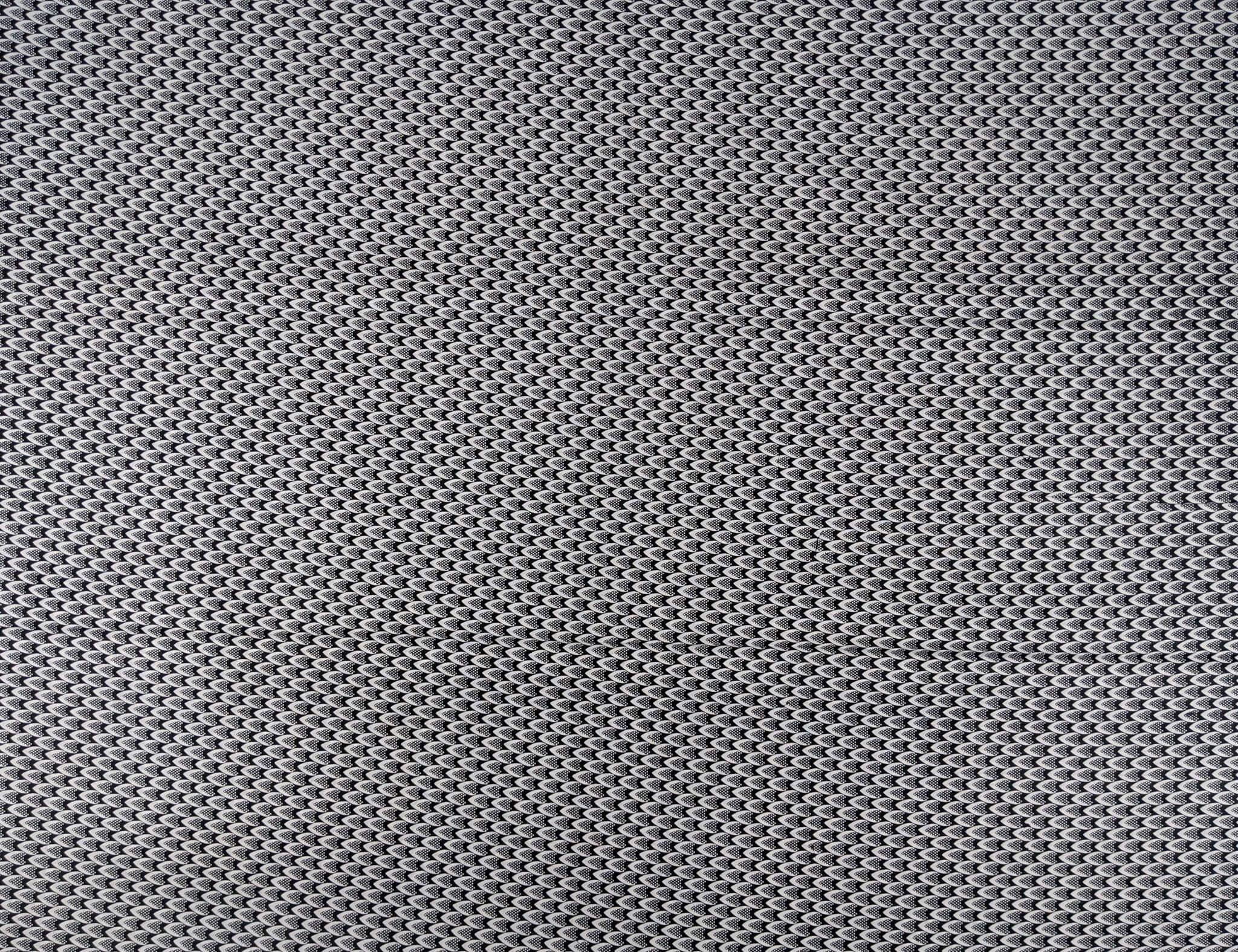 Black And White Scale Pattern African Wax Print