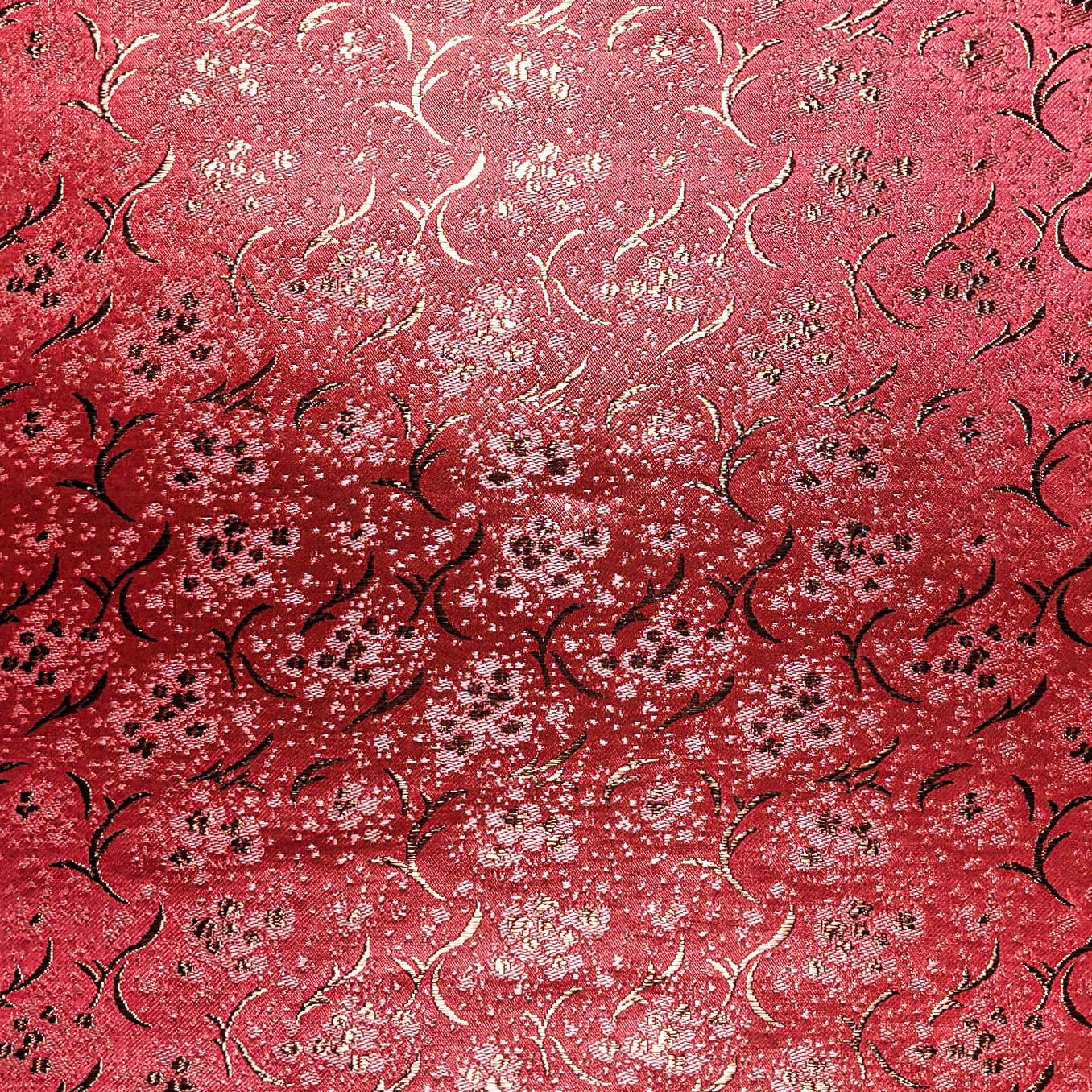 Cherry Pink & Gold 2pc Sego Gele