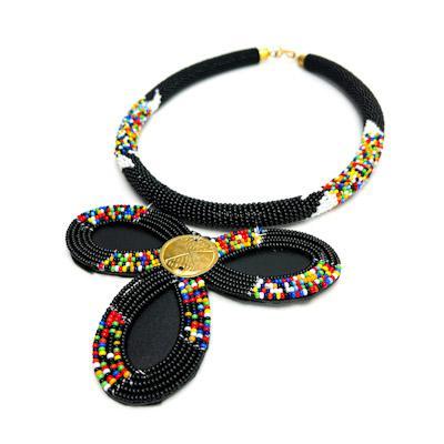 Maasai Bead Petal Necklace Set