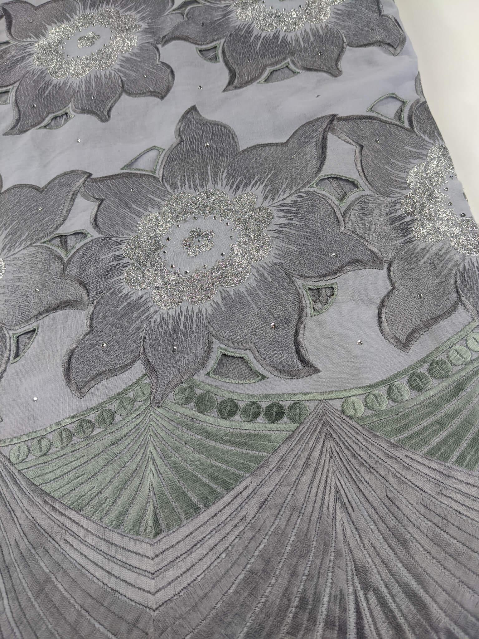 Grey Cotton Lace
