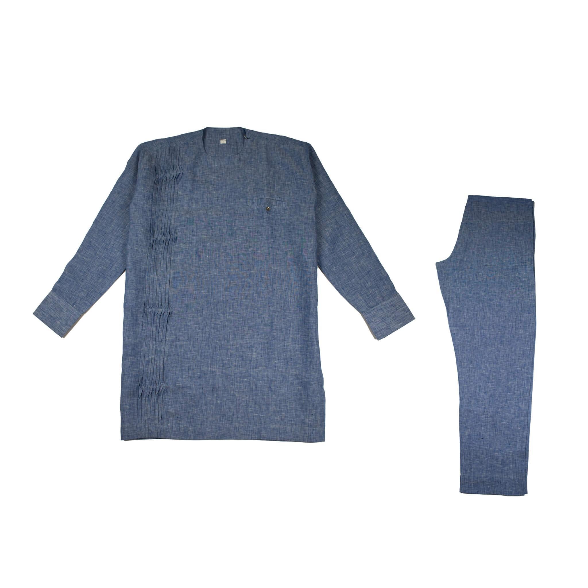 Blue/Grey Men's 2pc Set