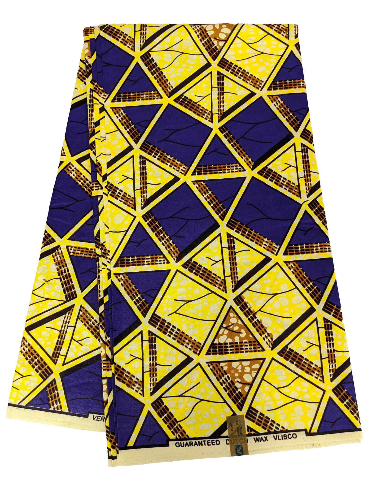 Yellow & Blue Print Wax