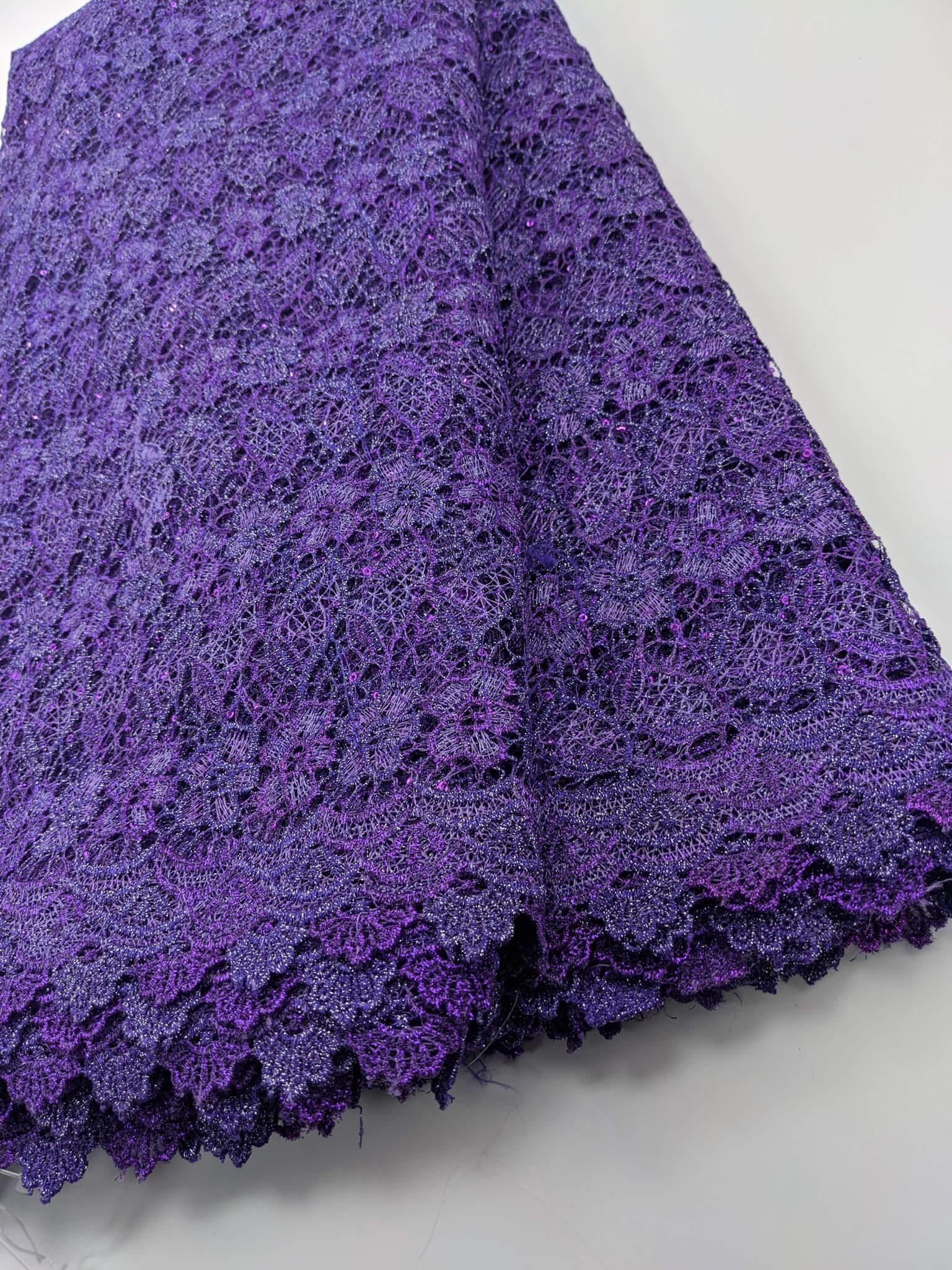 Purple Cord Lace