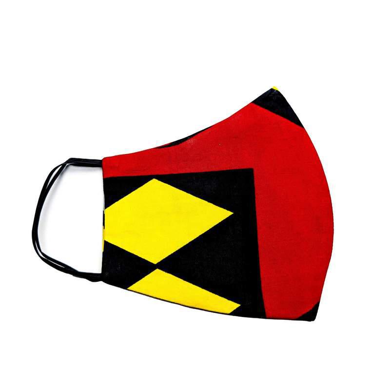 Ankara Face Mask with Disposal Filters