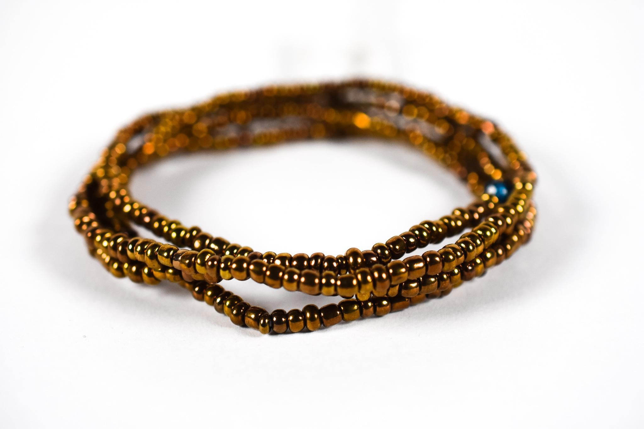 Brown String Tie Waist Beads