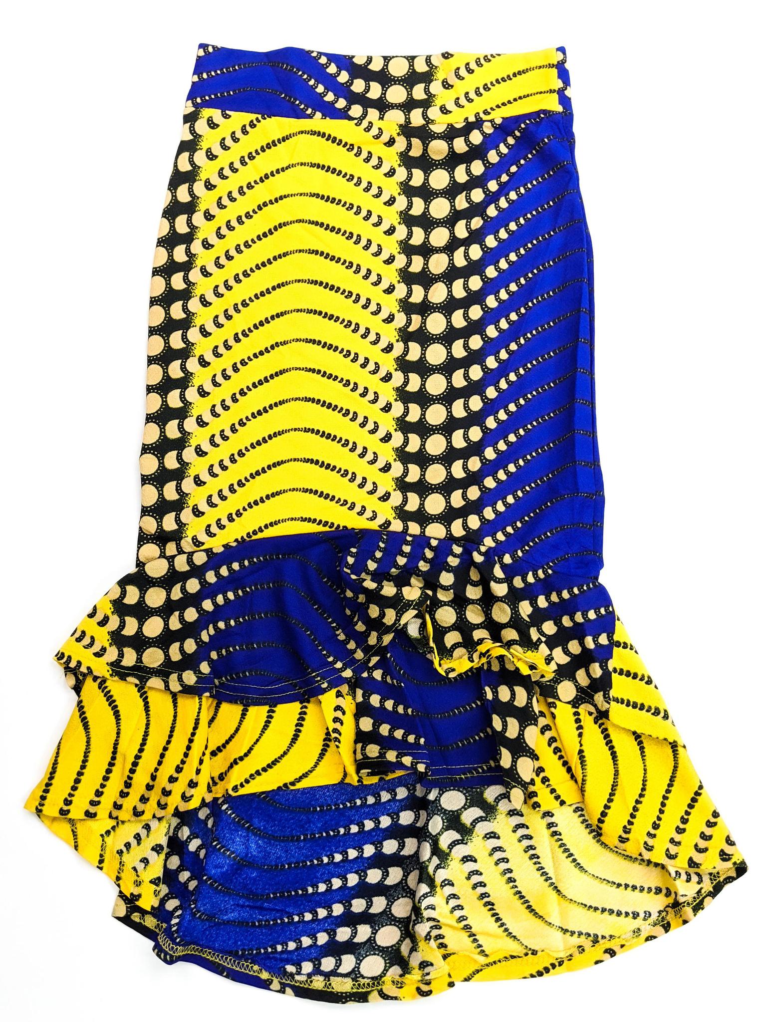 Lycra High-Low Skirt