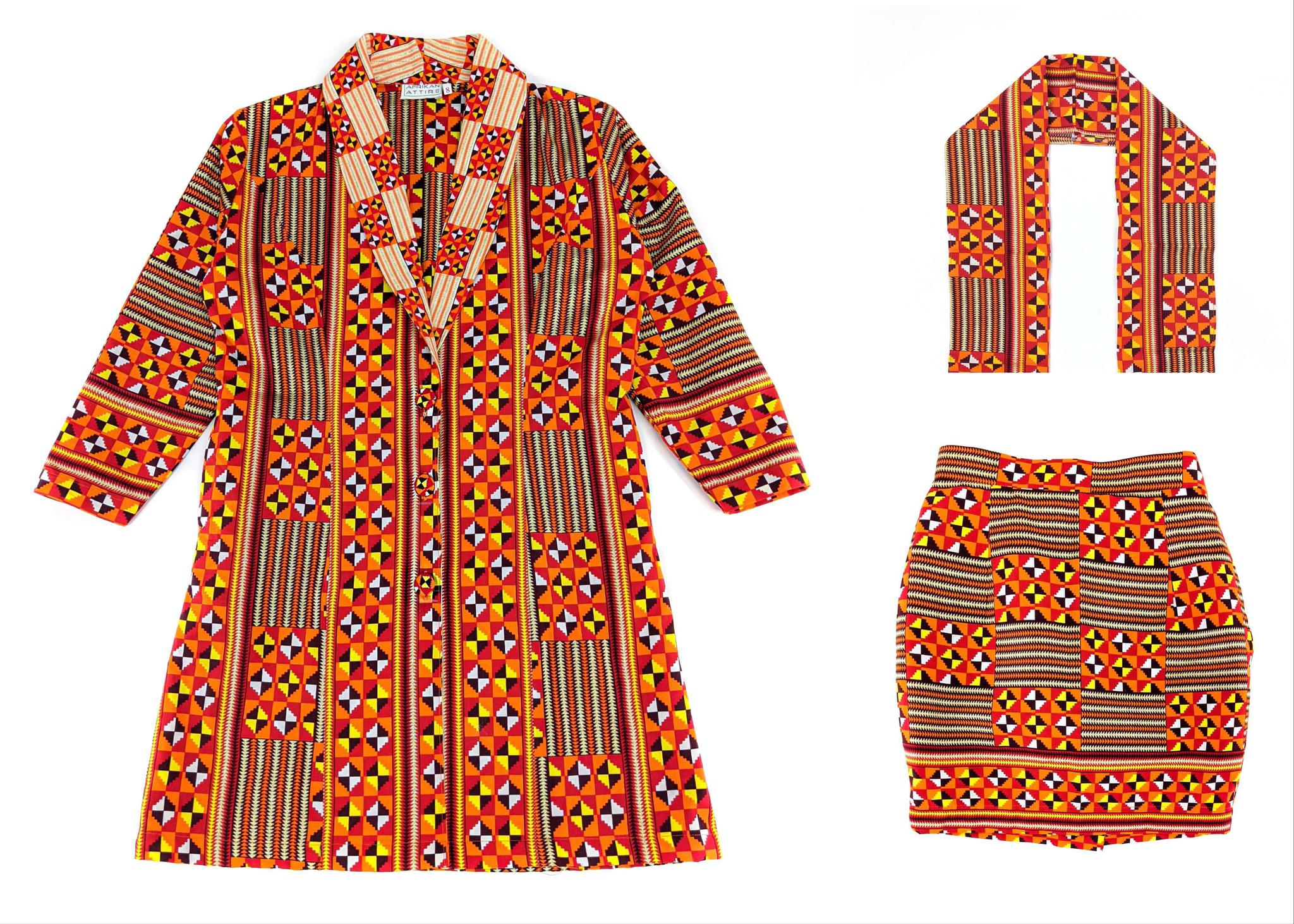 Women's 2pc Jacket And Skirt Set