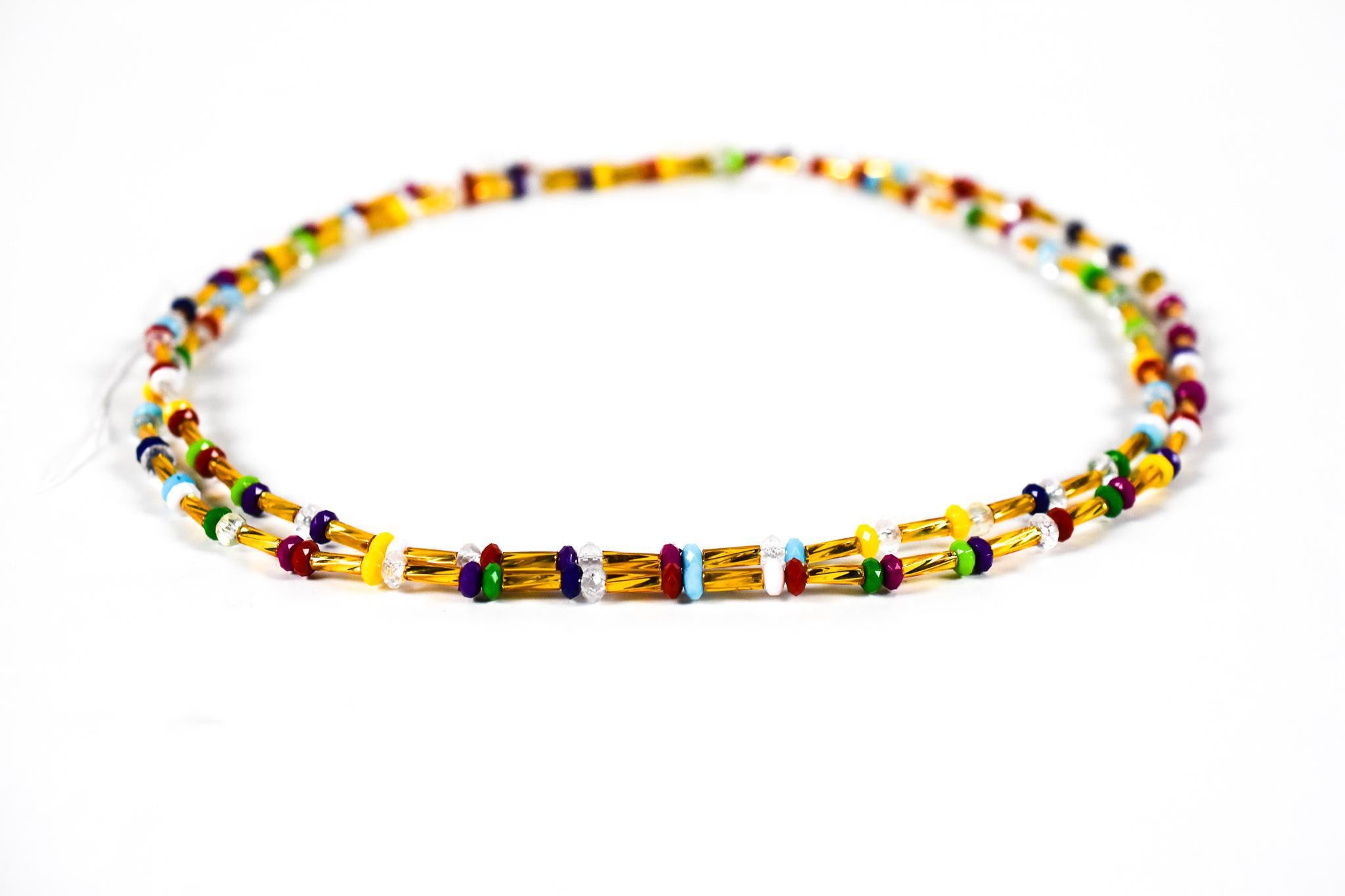 Multicolored Elastic Waist Beads