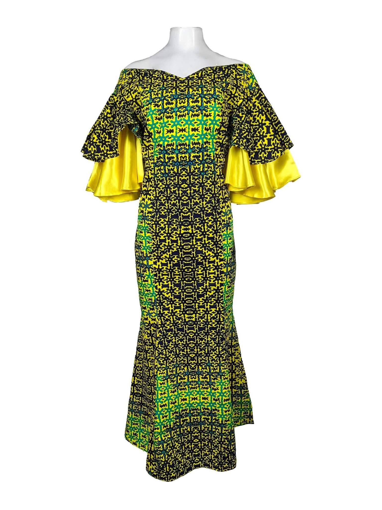 Women's Off-Shoulder Flair Dress