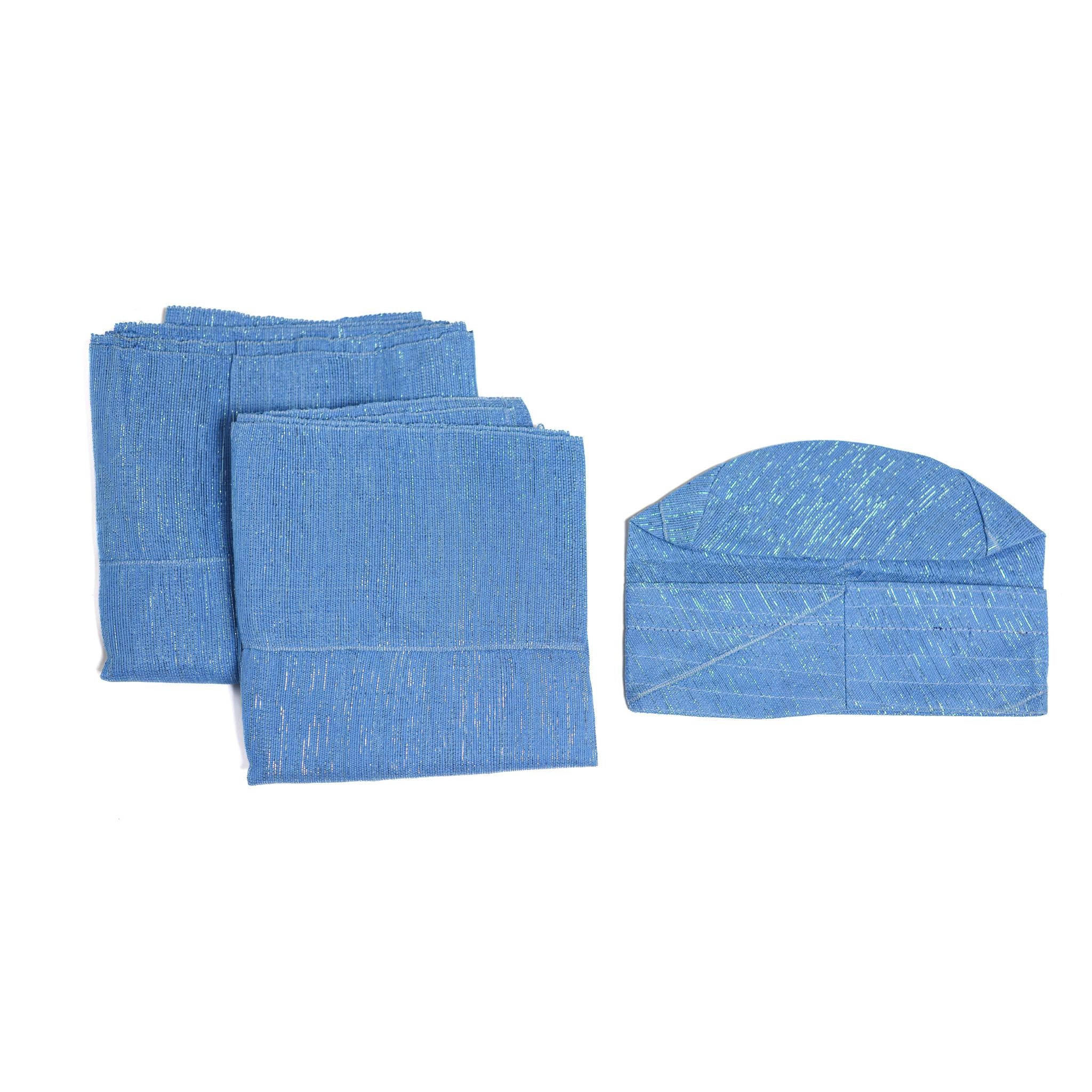 Sky Blue Aso-Oke Set