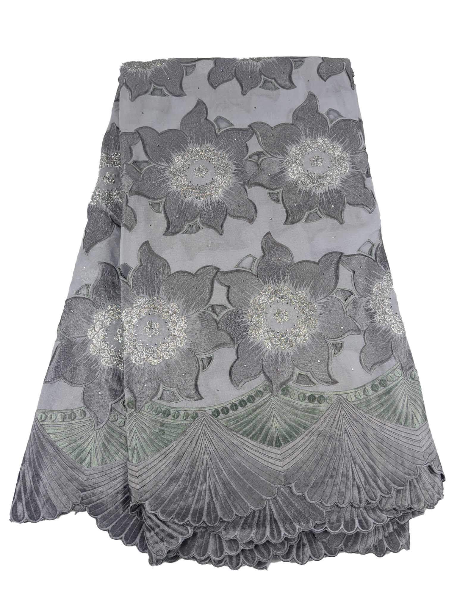 Grey Cotton Lace