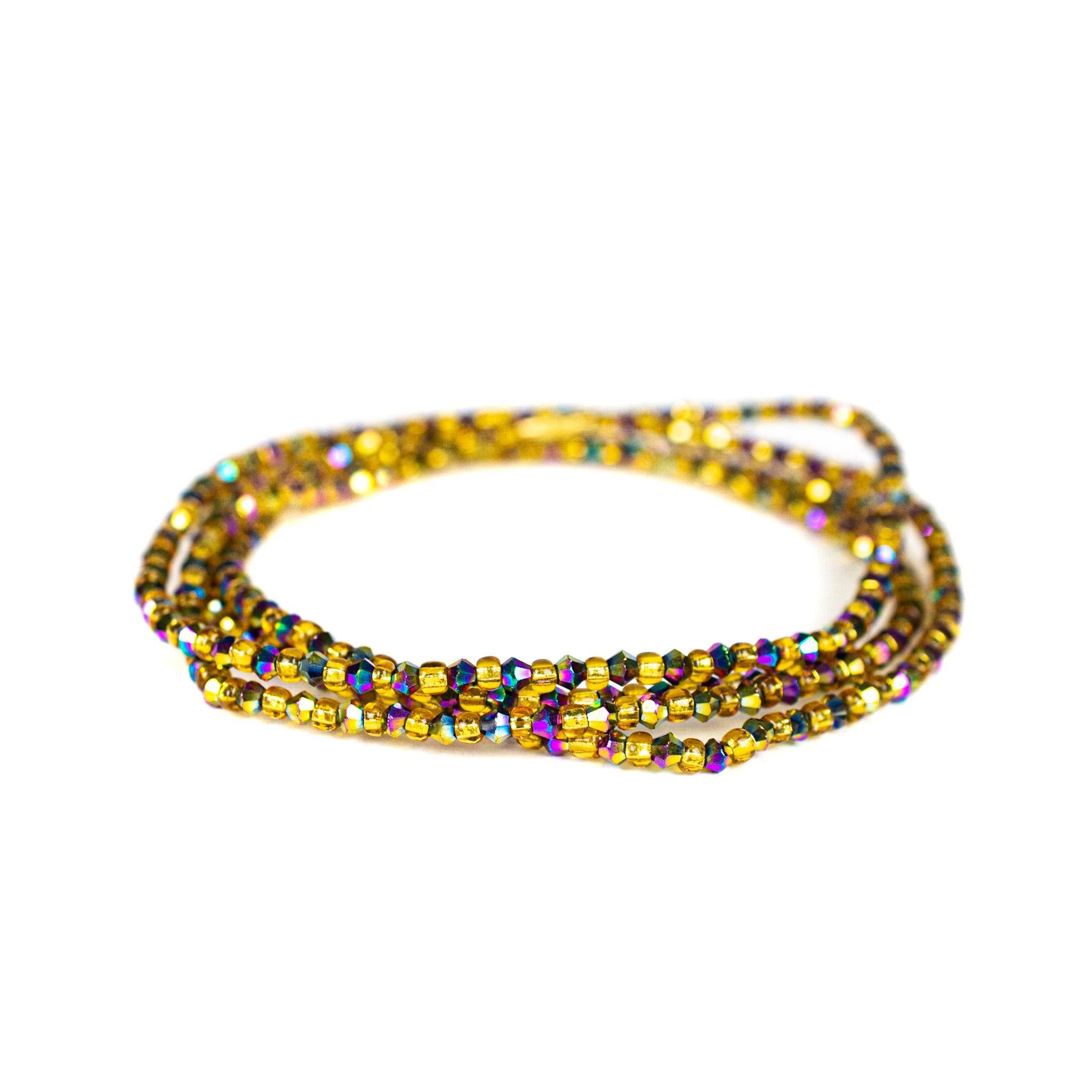 Chrome Shinny Clasp Waist Beads