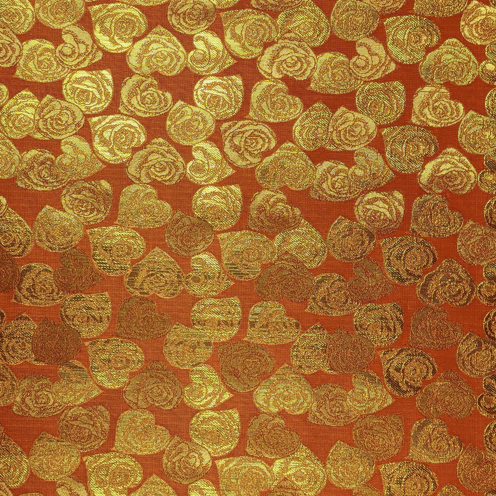 Orange & Gold 2pc Sego Gele