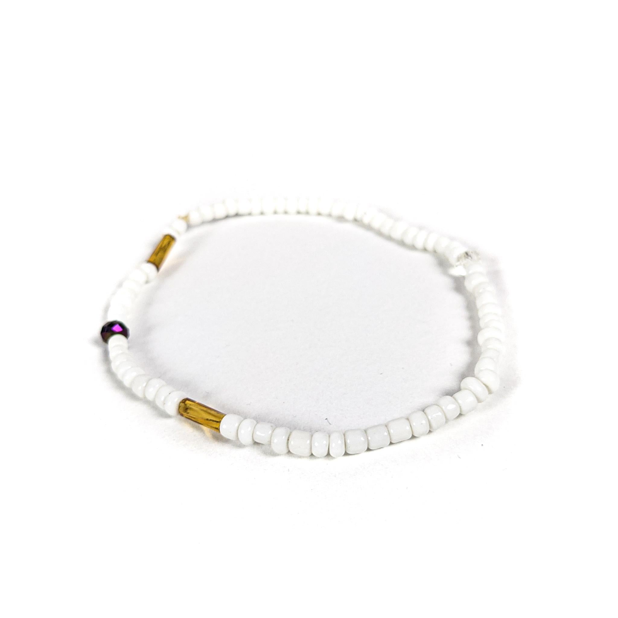 White Anklet