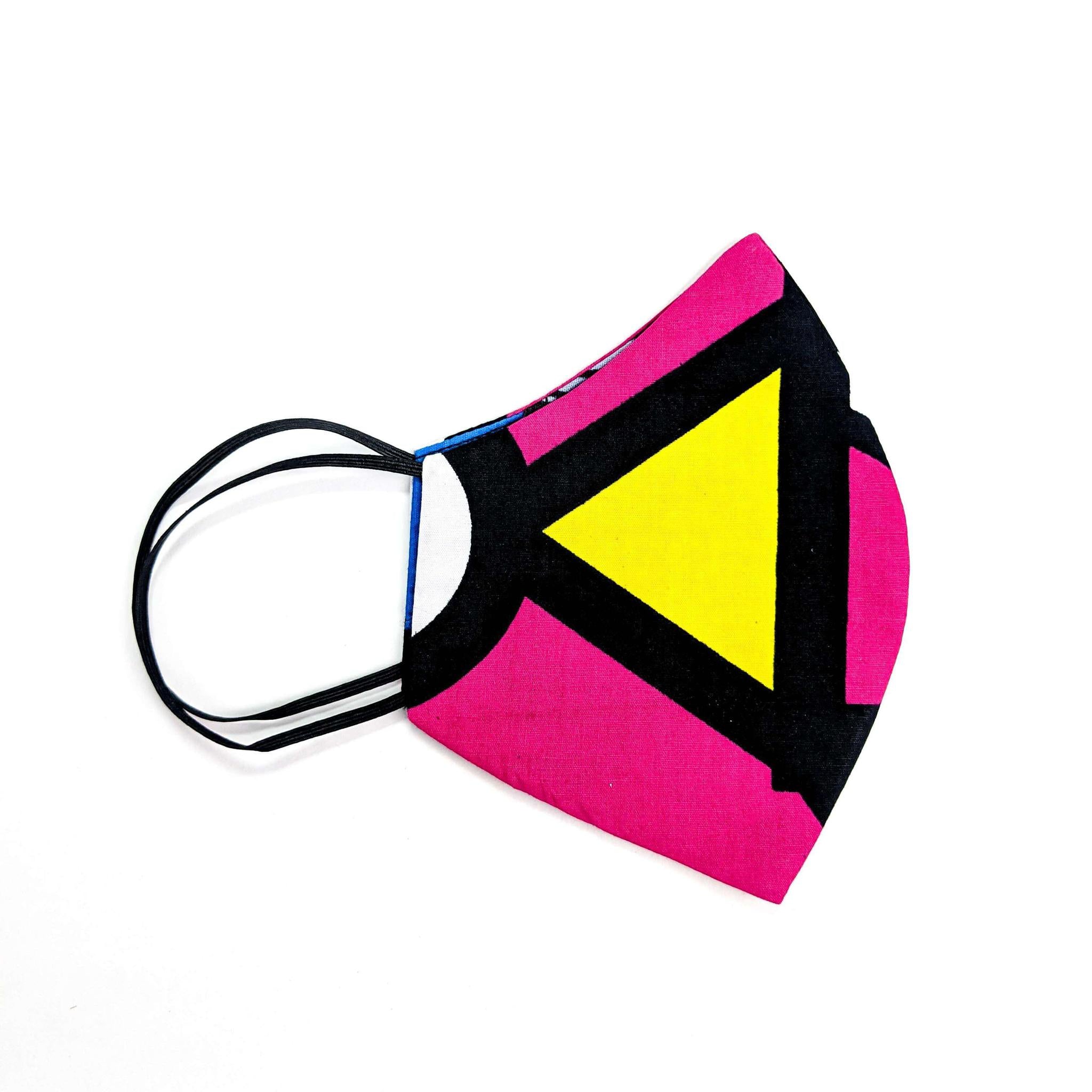 Kids Ankara Cloth Face Mask w/Disposal Filters