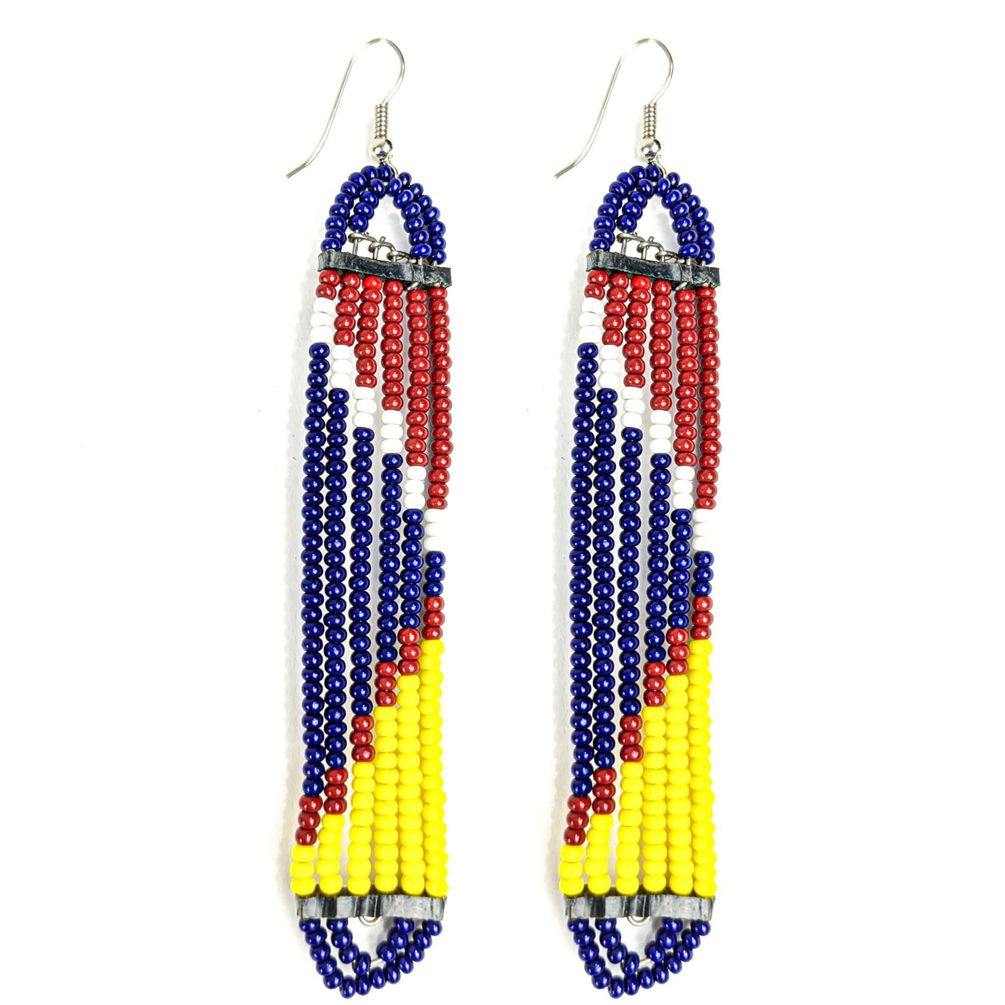 Handmade Maasai Beaded Earrings
