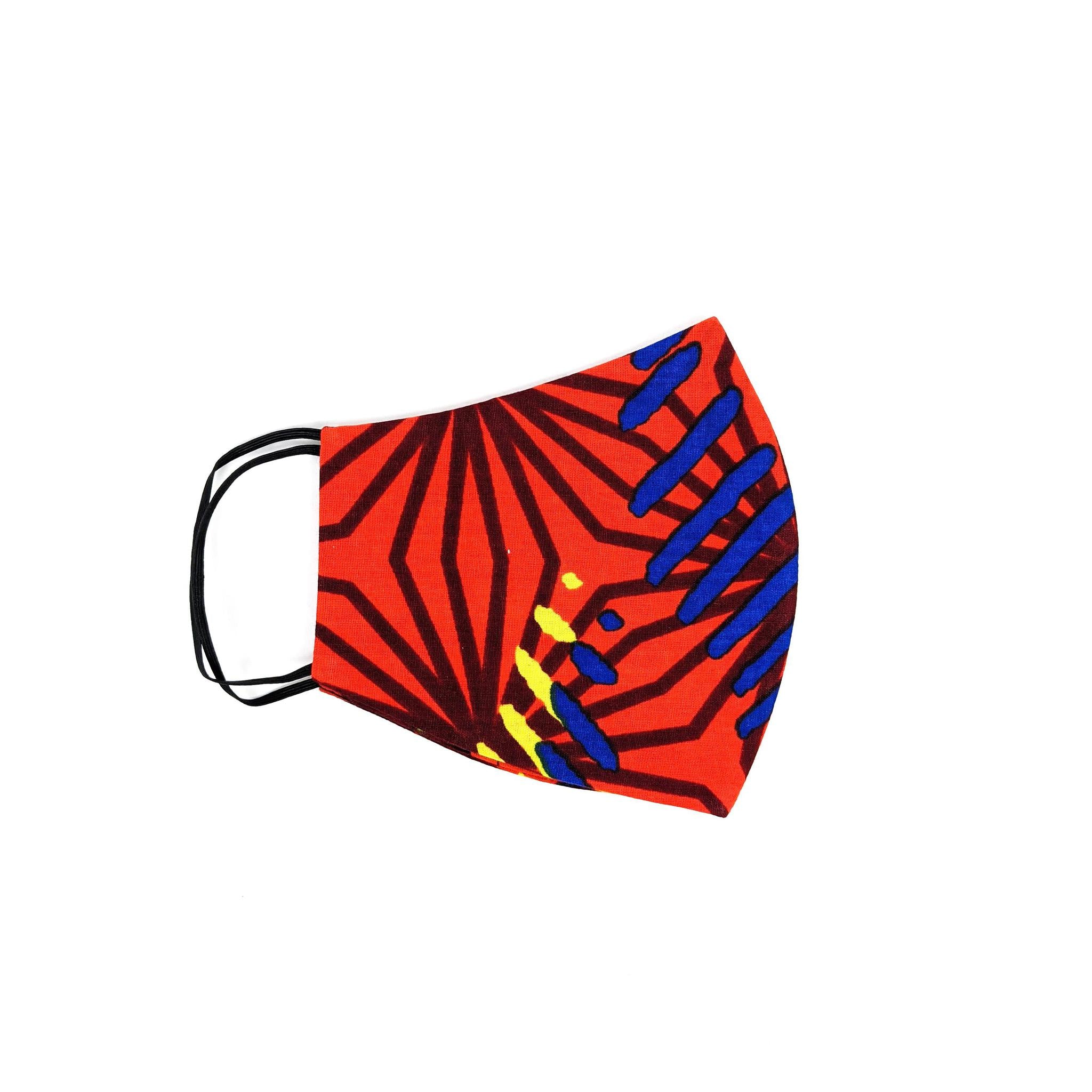 Ankara Face Mask with Disposal Filters