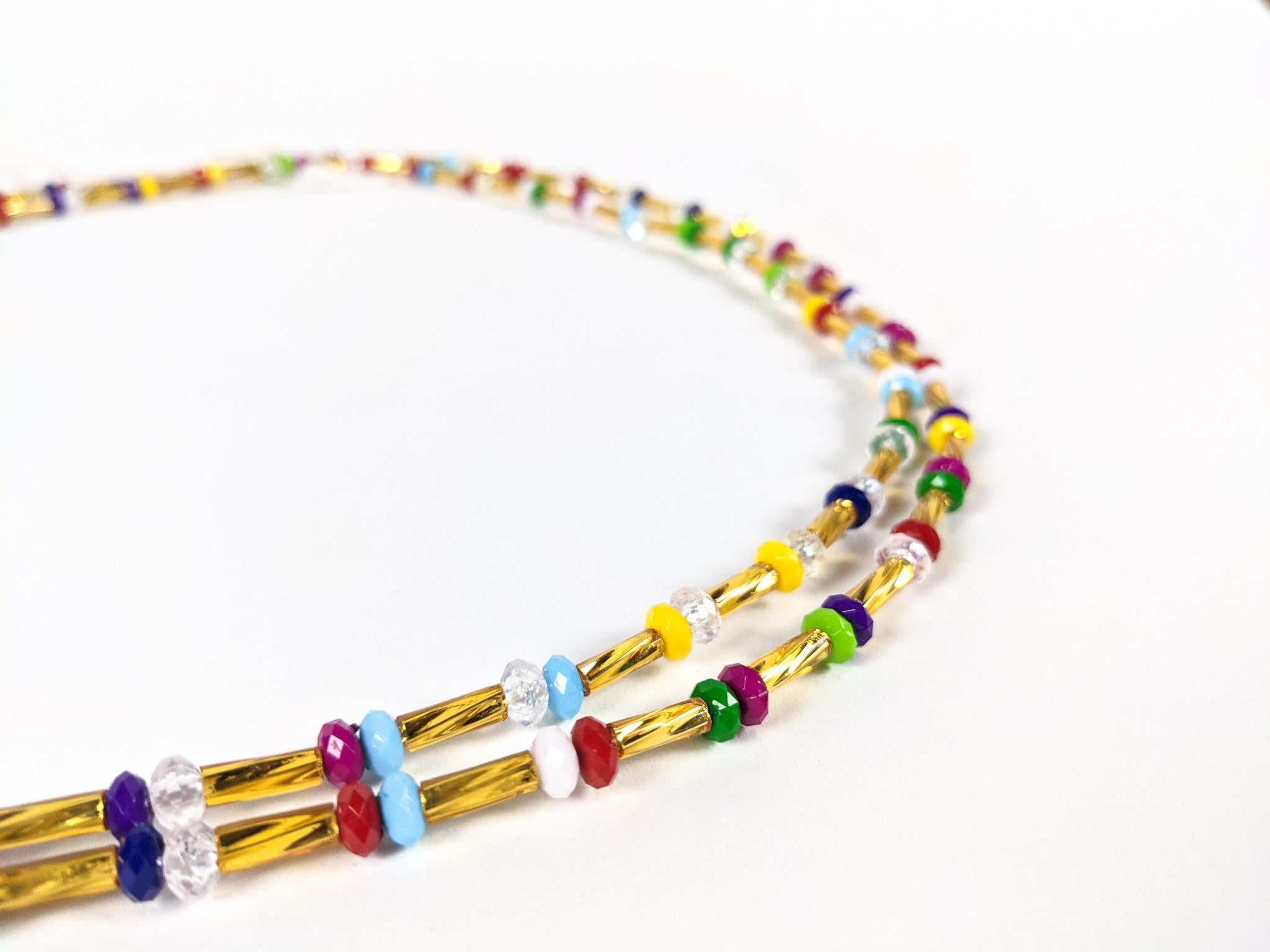 Multicolored Elastic Waist Beads