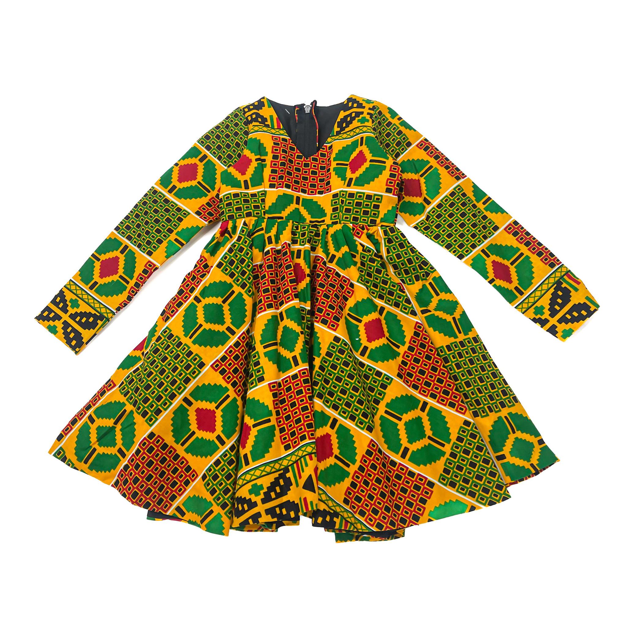 Girl Kente Ankara Dress