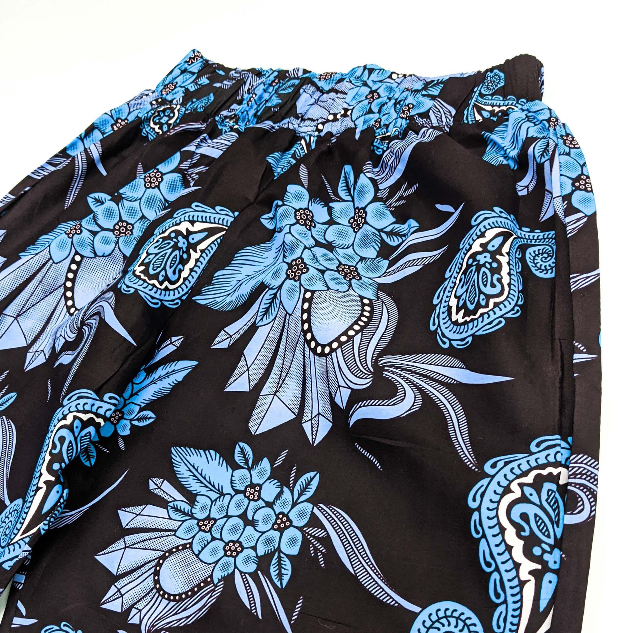 Black & Blue Toned Pant