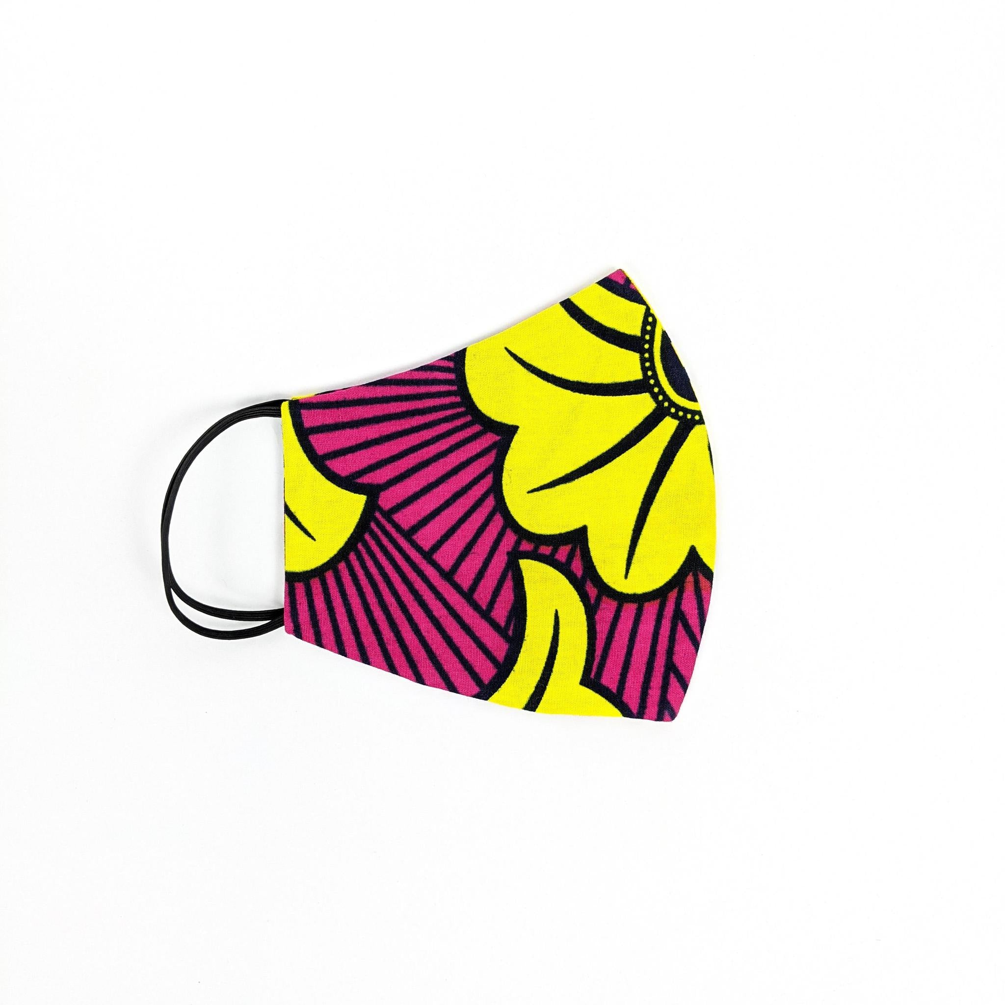 Ankara Face Mask with Disposal Filters