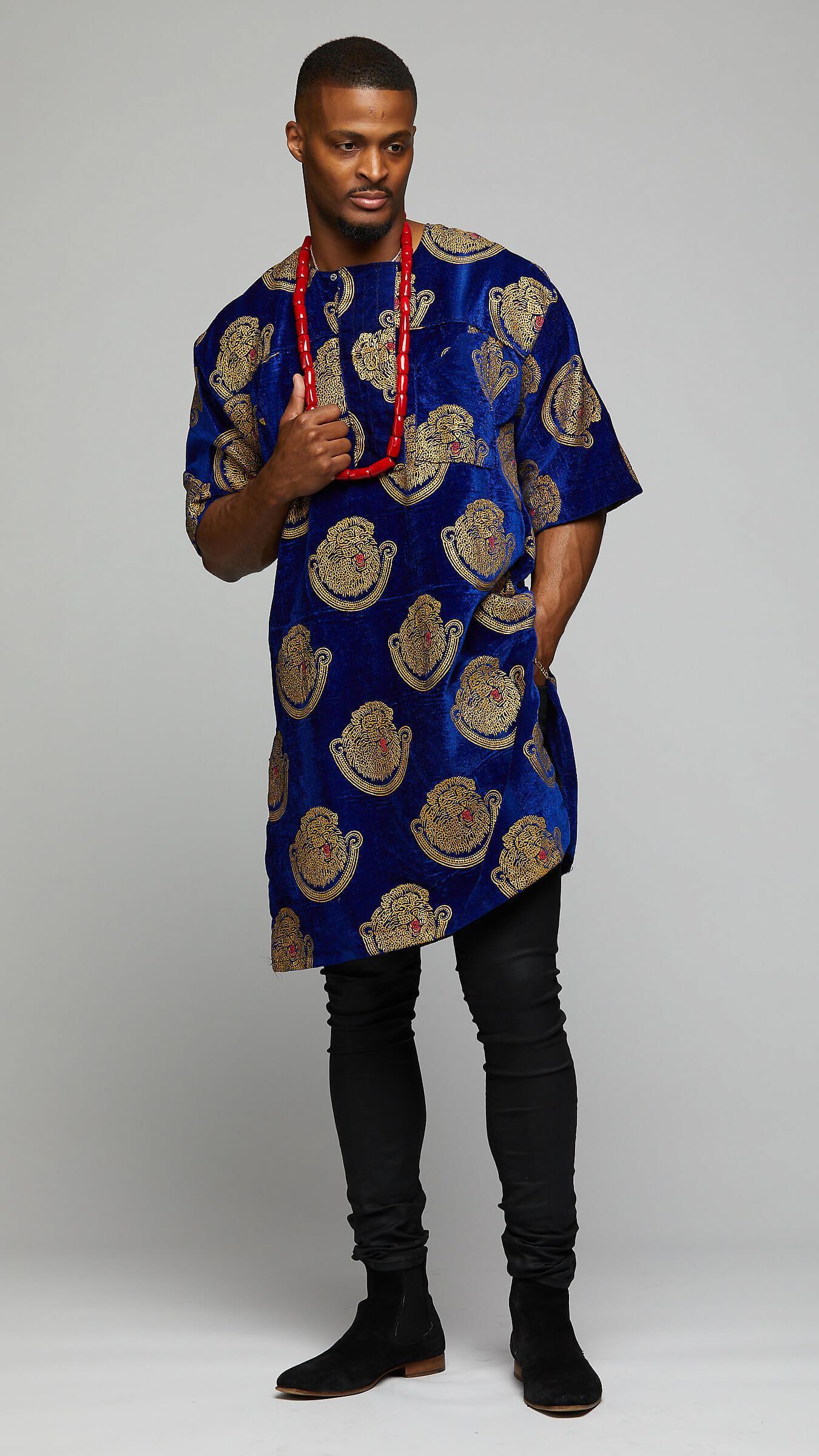 Red & Green Traditional Nigerian Isiagu