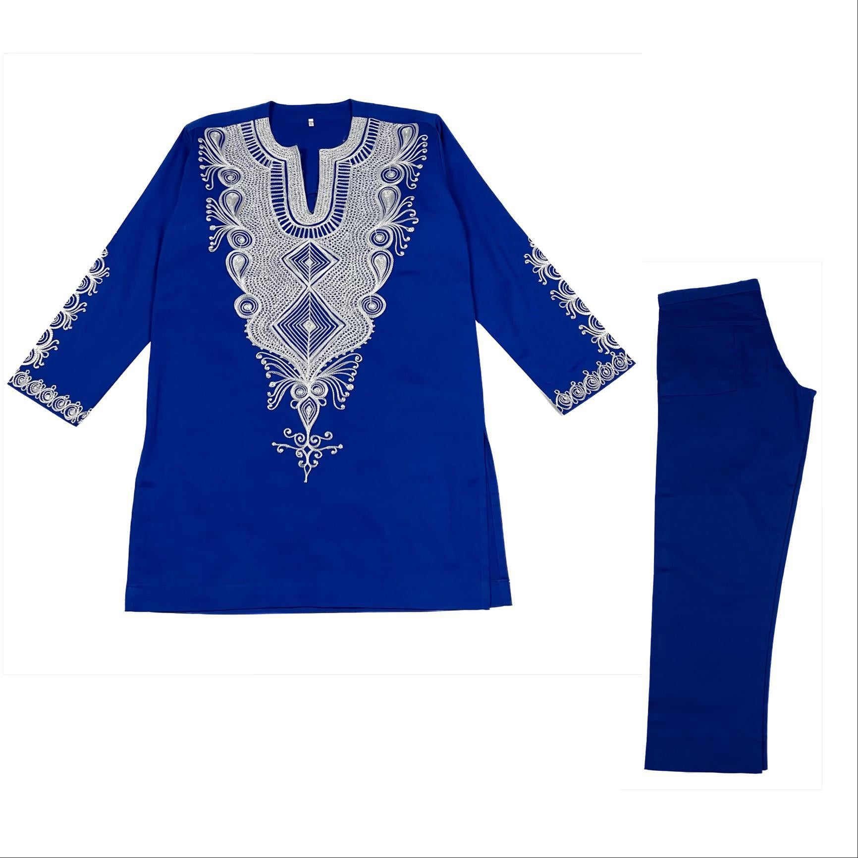 Blue & White Men’s Set