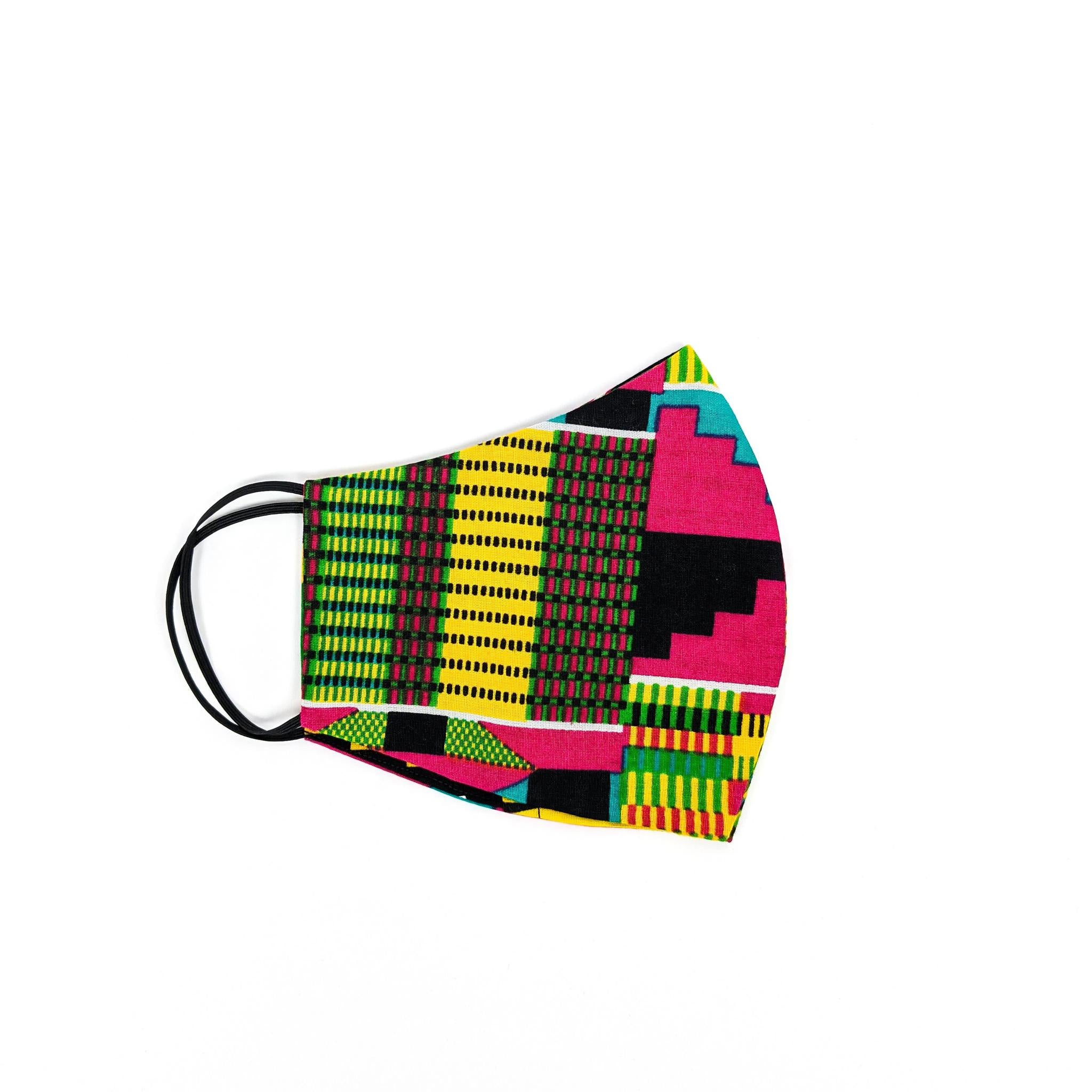 Kente Face Mask with Disposal Filters