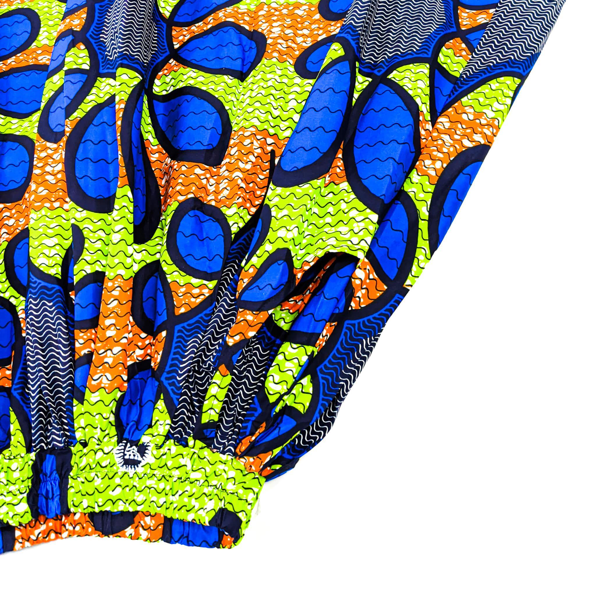 Handmade Multi Ankara Print Midi Skirt