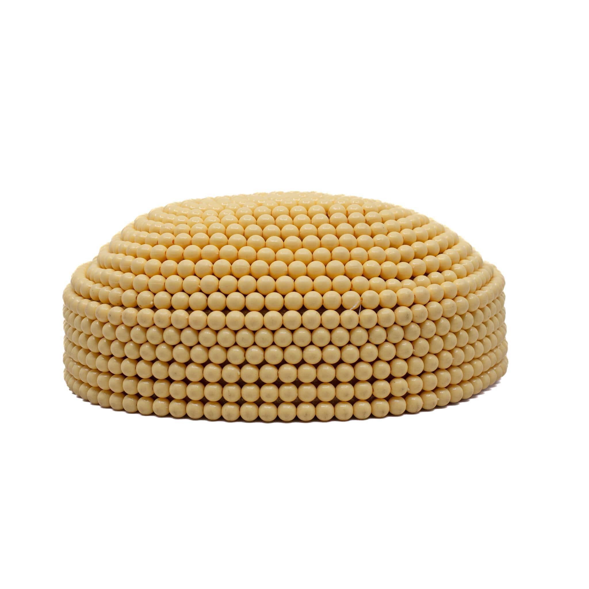 Nude Coral bead Cap