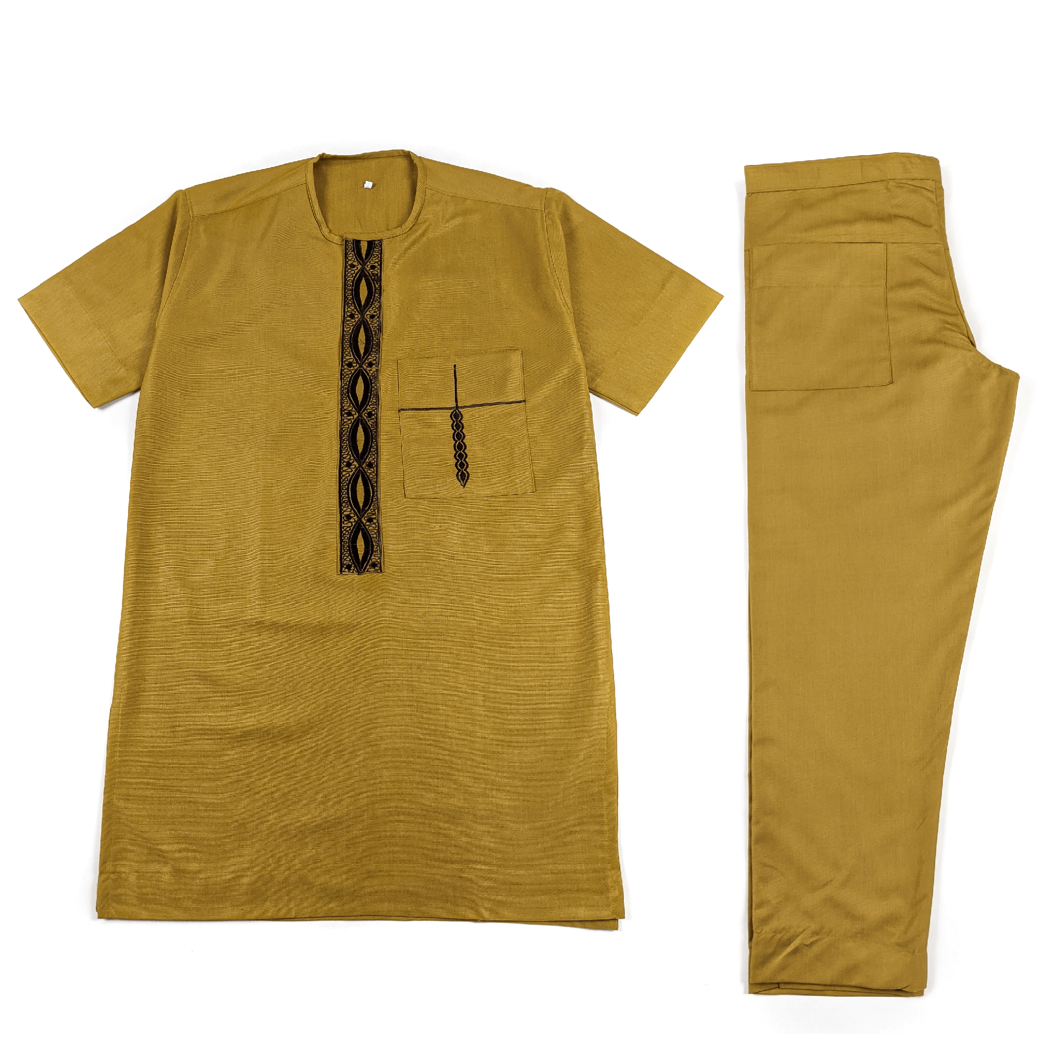 Brown Short Sleeve Set