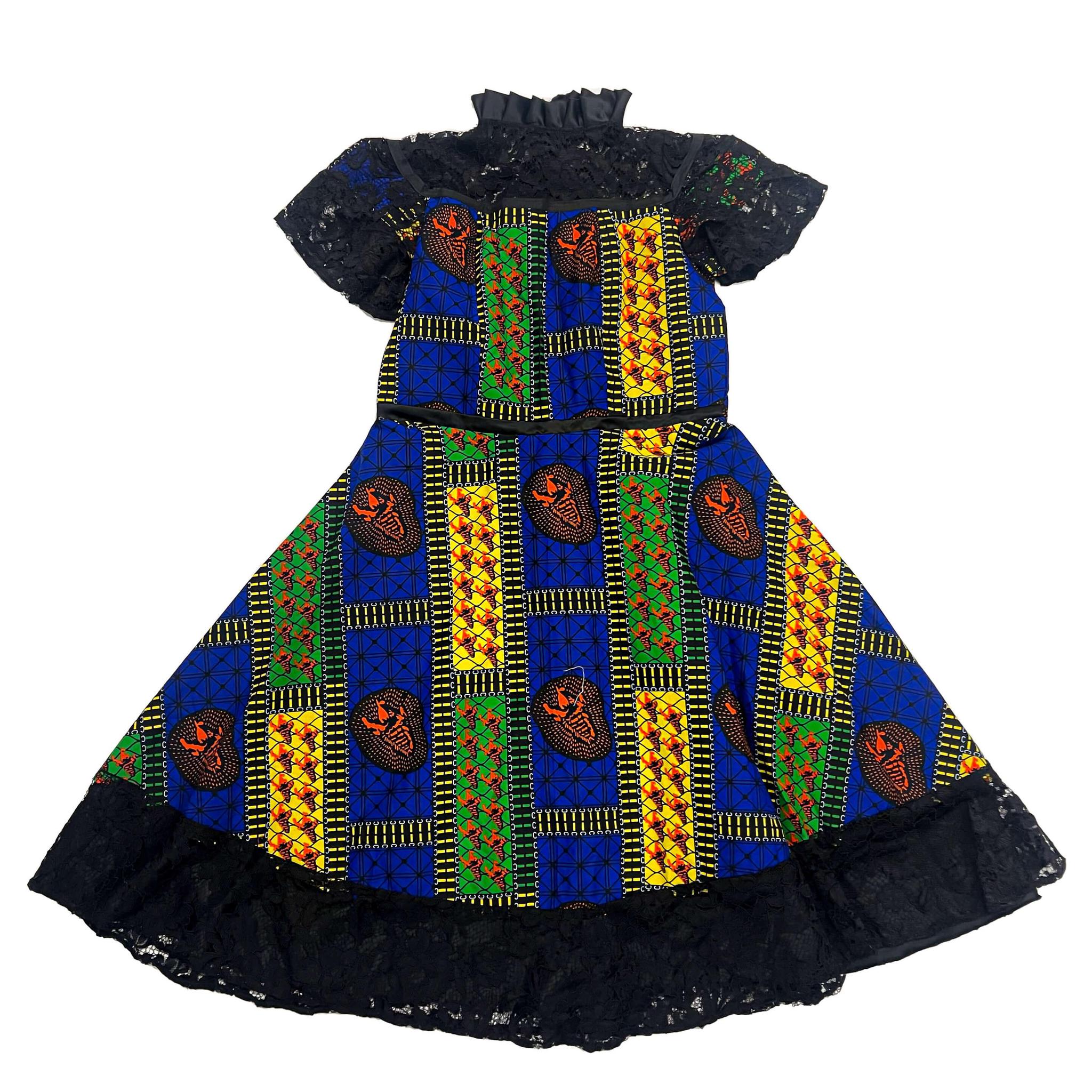 Girl Laced Ankara Dress Girl Laced Ankara Dress
