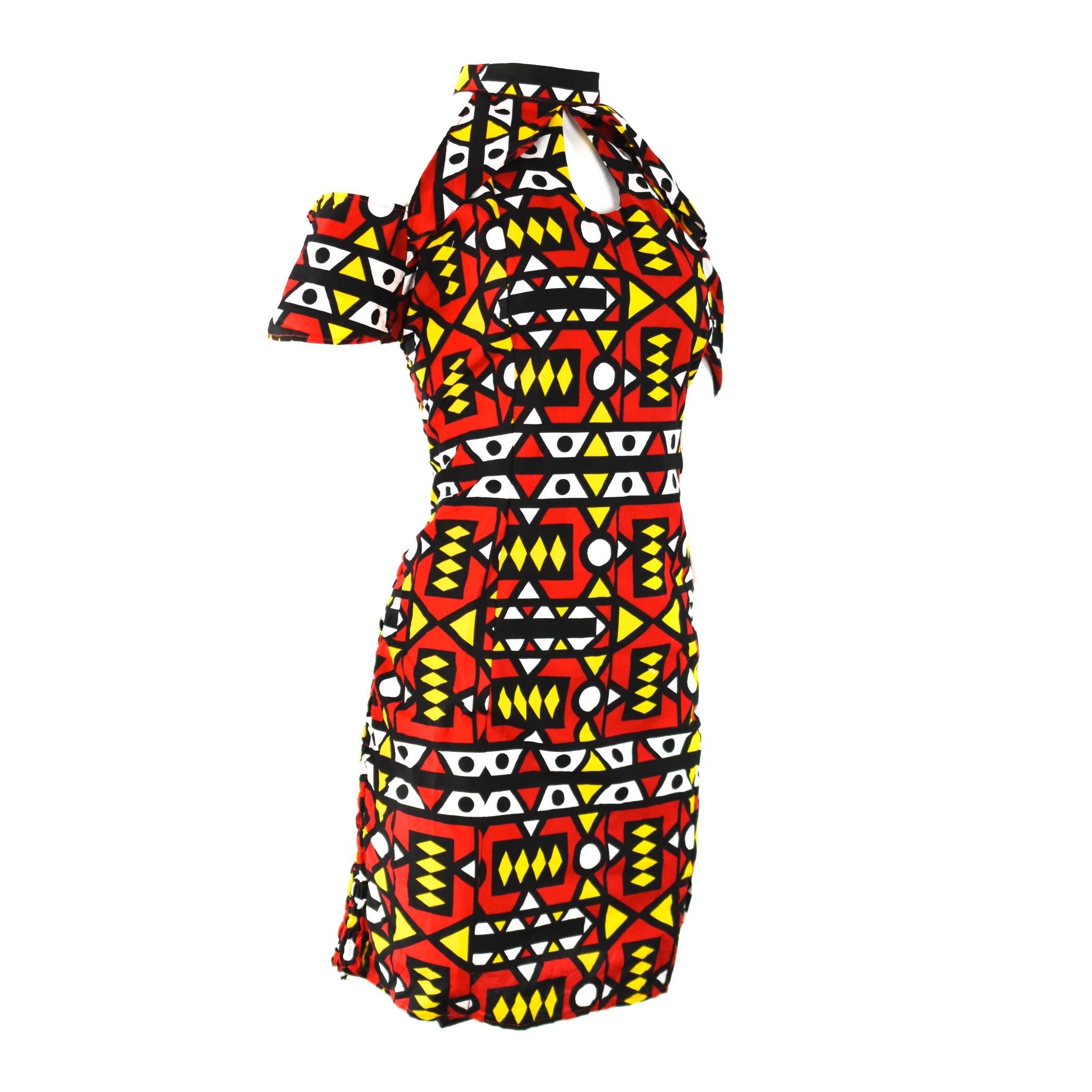 Cold Shoulder Short Dress