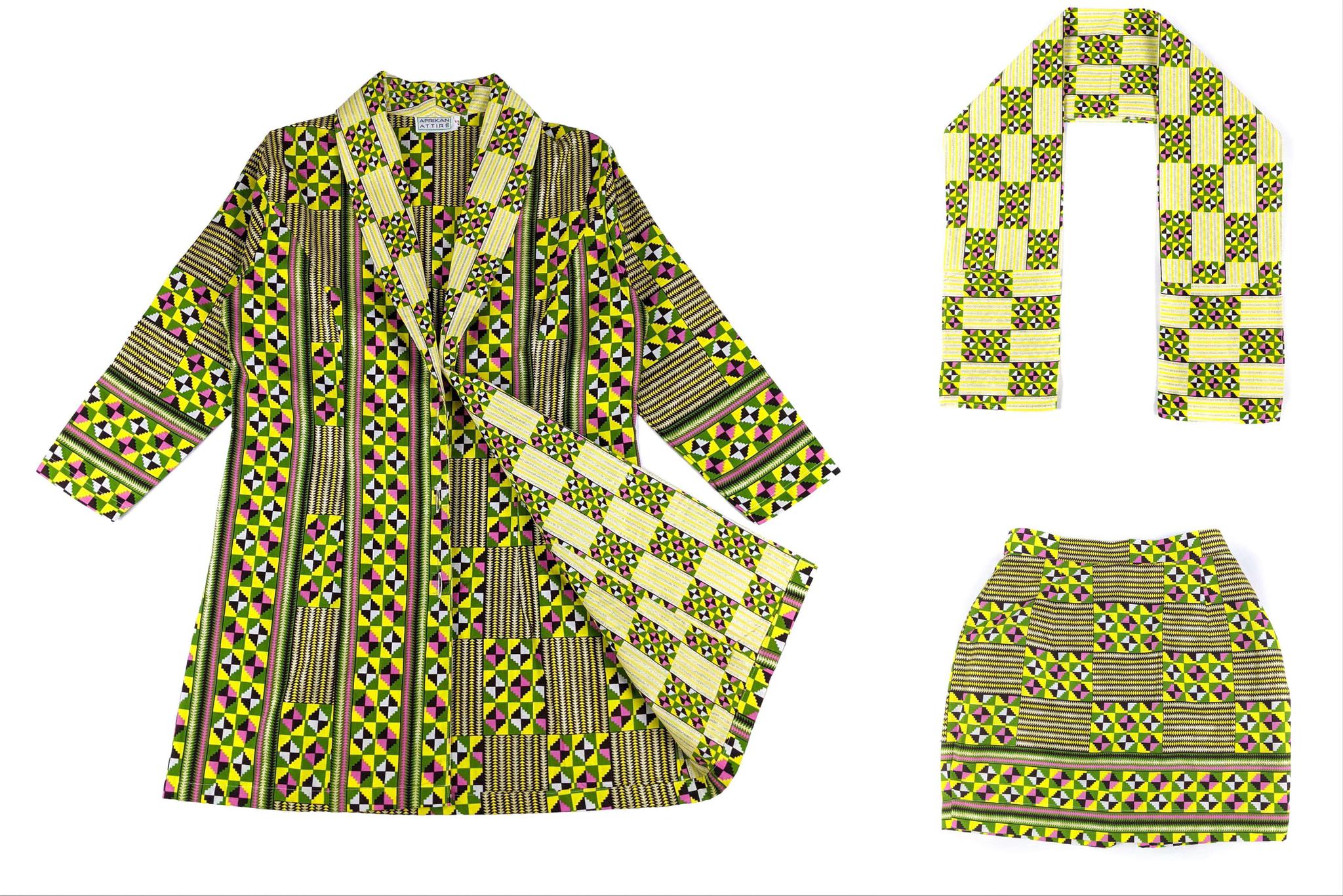 Women's 2pc Jacket And Skirt Set