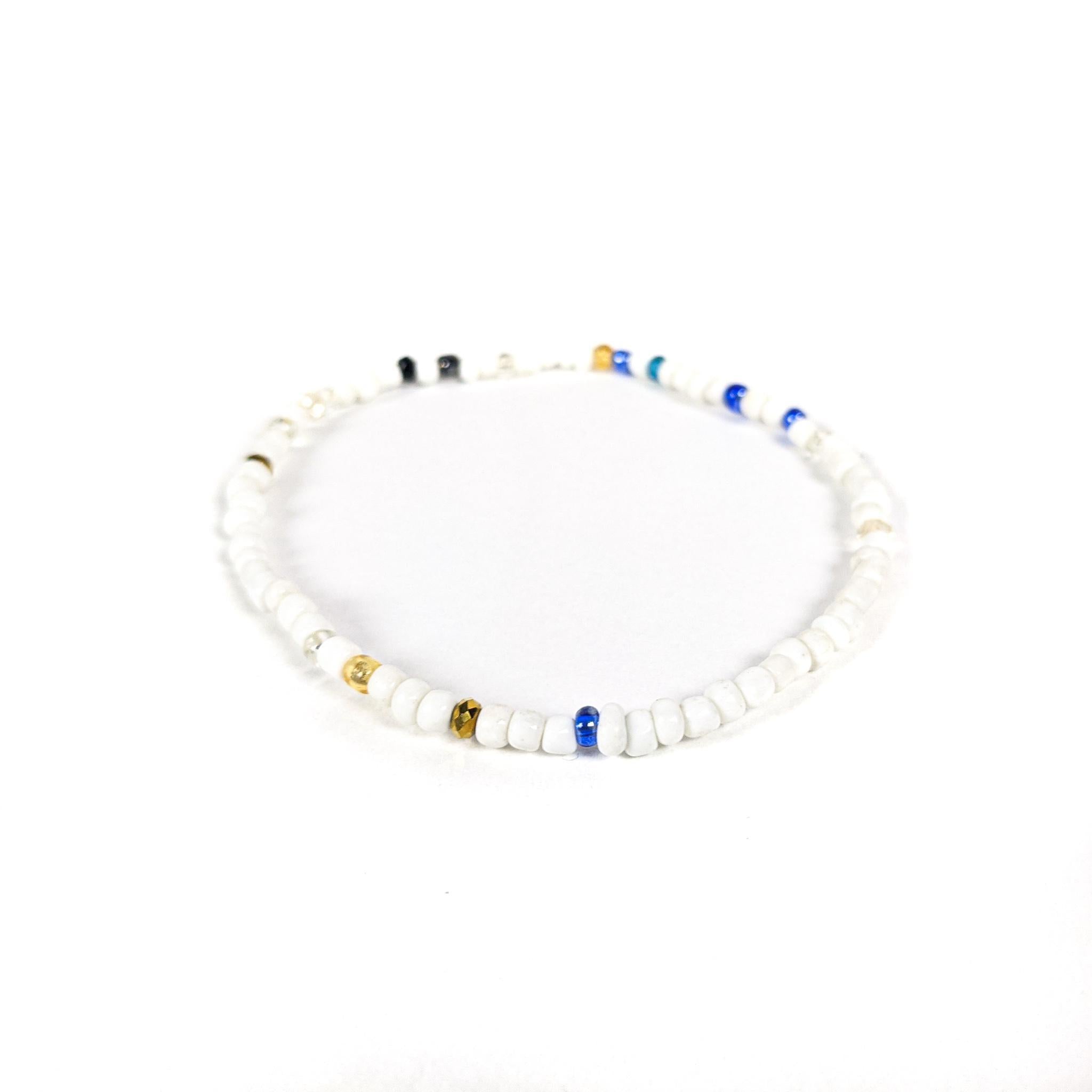 White Anklet